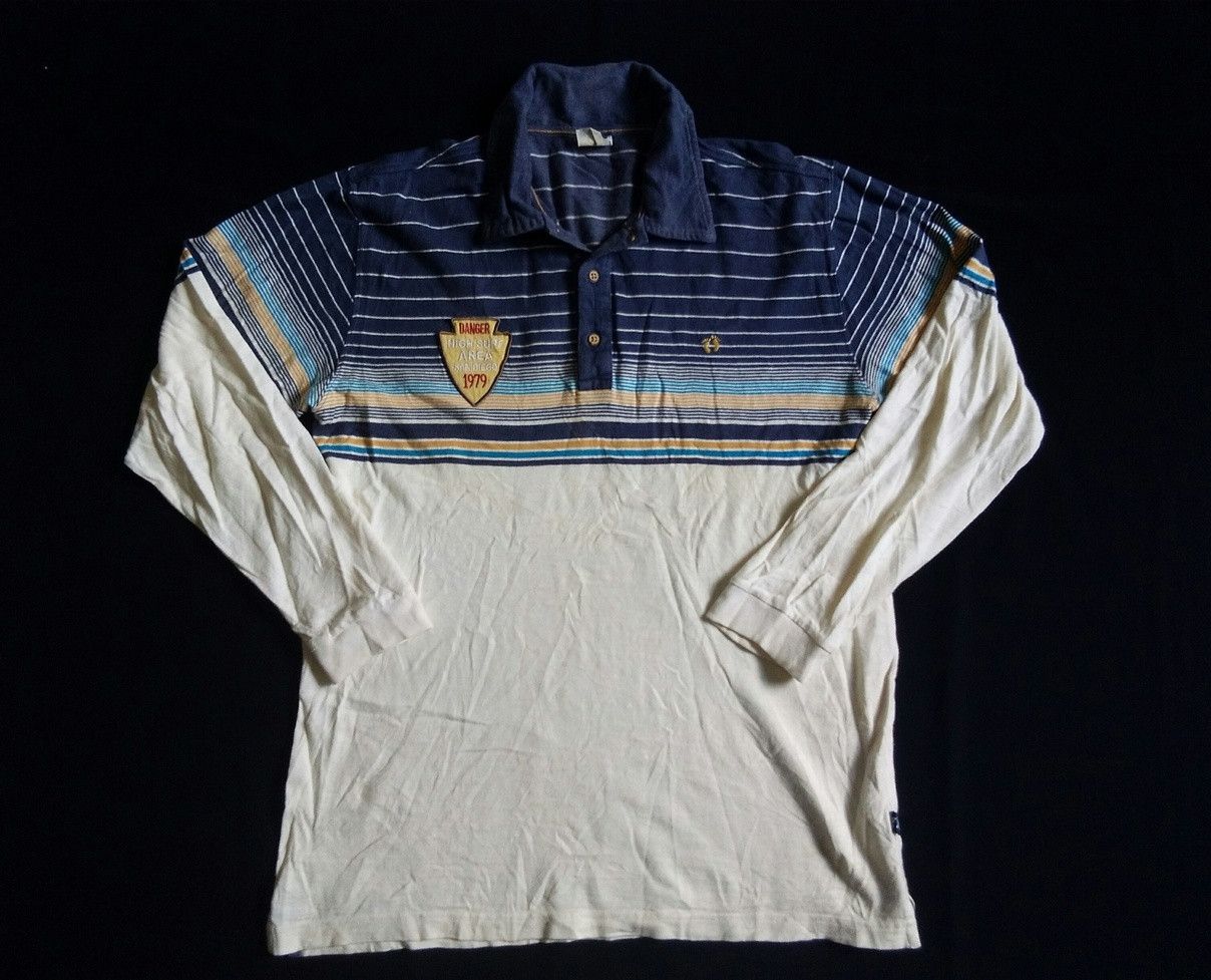 Hang Ten HANG TEN POLO Striped Classic Style Beach Fashion Size US M / EU 48-50 / 2 - 1 Thumbnail