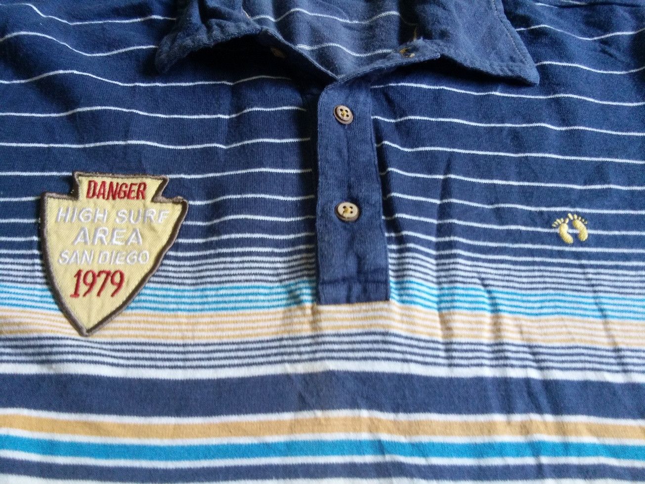 Hang Ten HANG TEN POLO Striped Classic Style Beach Fashion Size US M / EU 48-50 / 2 - 2 Thumbnail
