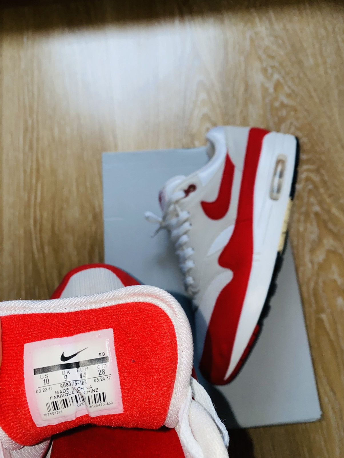 Nike × atmos Nike Air Max 1 OG Anniversary 2017 Fragment Supreme Parra Tn Size US 10 / EU 43 - 8 Thumbnail