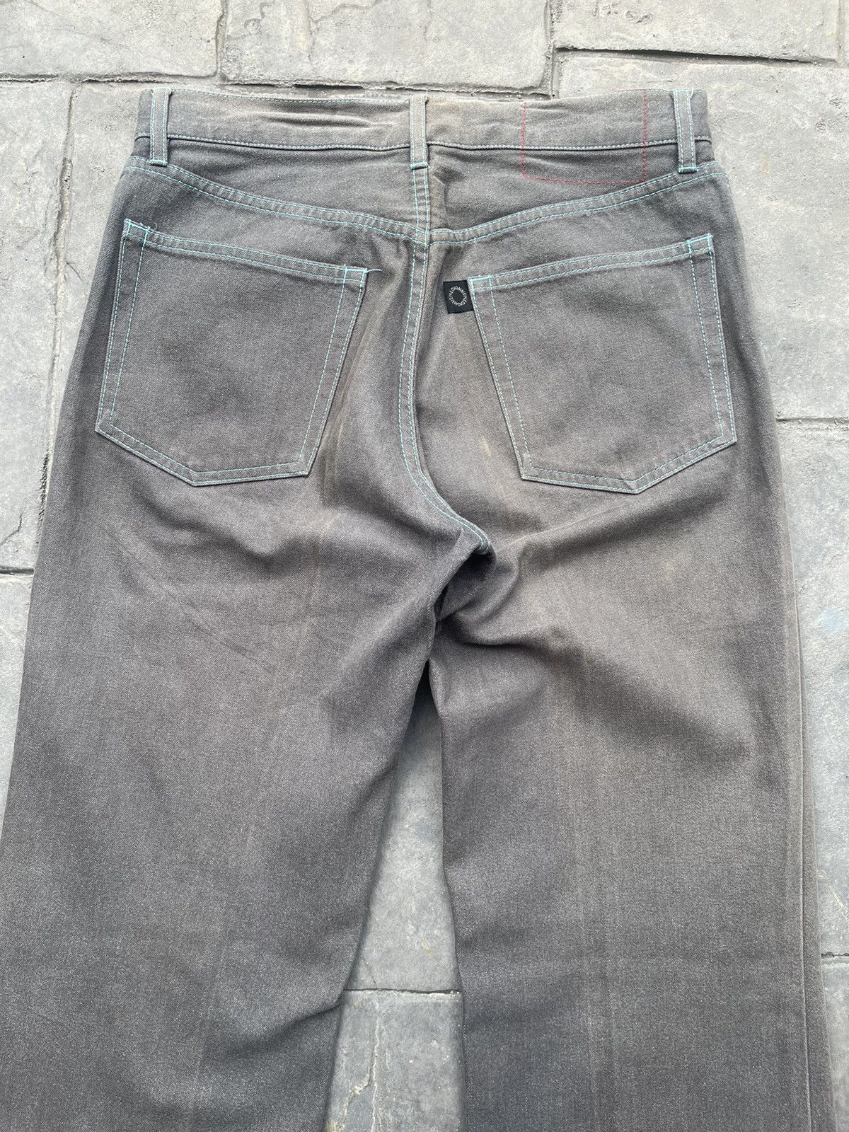 Japanese Brand × Vintage × Yohji Yamamoto JAPAN MADE Ined Homme Bootcut Flare Jeans Size US 29 - 2 Thumbnail