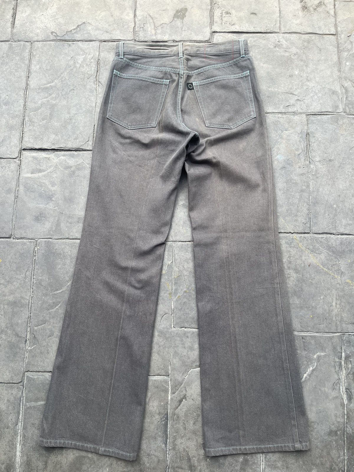 Japanese Brand × Vintage × Yohji Yamamoto JAPAN MADE Ined Homme Bootcut Flare Jeans Size US 29 - 1 Thumbnail