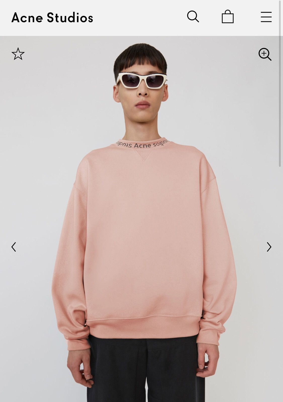 Acne Studios Acne studios iconic logo crewneck sweatshirt Size US S / EU 44-46 / 1 - 1 Thumbnail