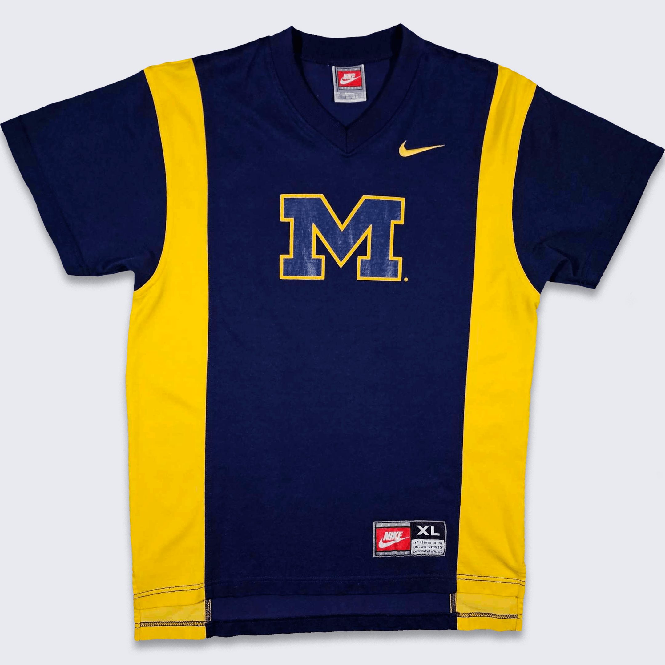 Michigan Wolverines Vintage Nike Warm Up Basketball Shirt