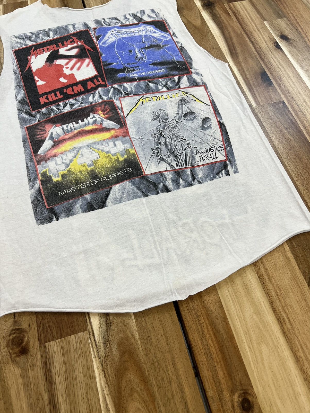 Band Tees Vintage 80’s Metallica And Justice For All Band Tee Shirts Size US M / EU 48-50 / 2 - 12 Thumbnail