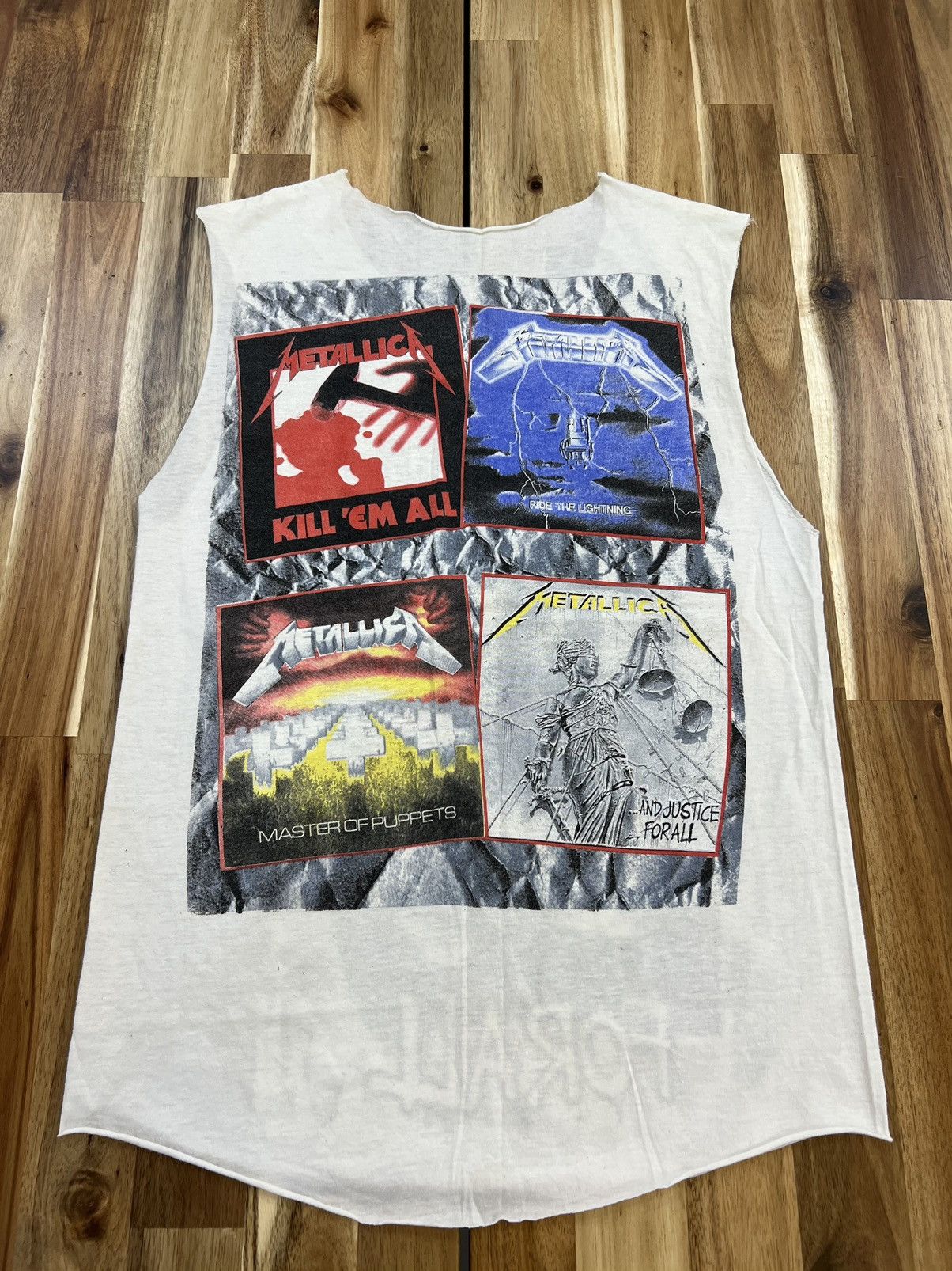 Band Tees Vintage 80’s Metallica And Justice For All Band Tee Shirts Size US M / EU 48-50 / 2 - 1 Thumbnail