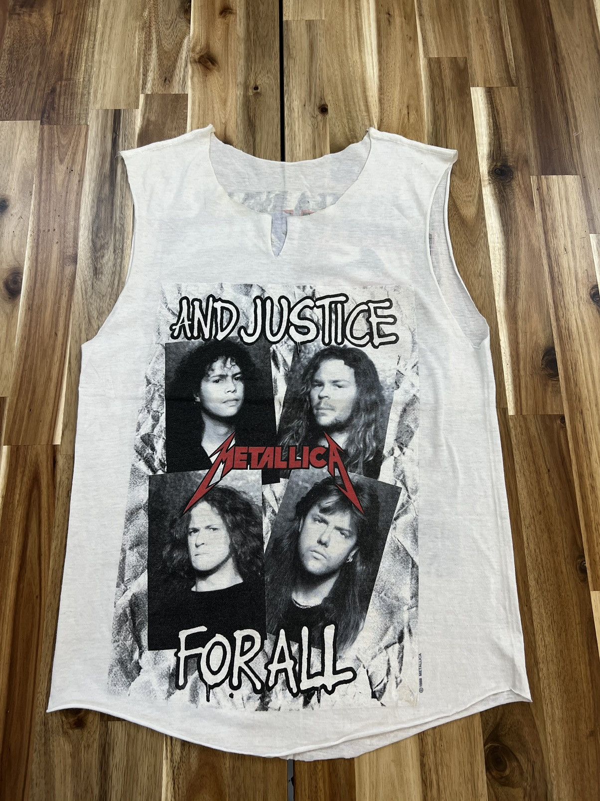Band Tees Vintage 80’s Metallica And Justice For All Band Tee Shirts Size US M / EU 48-50 / 2 - 3 Thumbnail