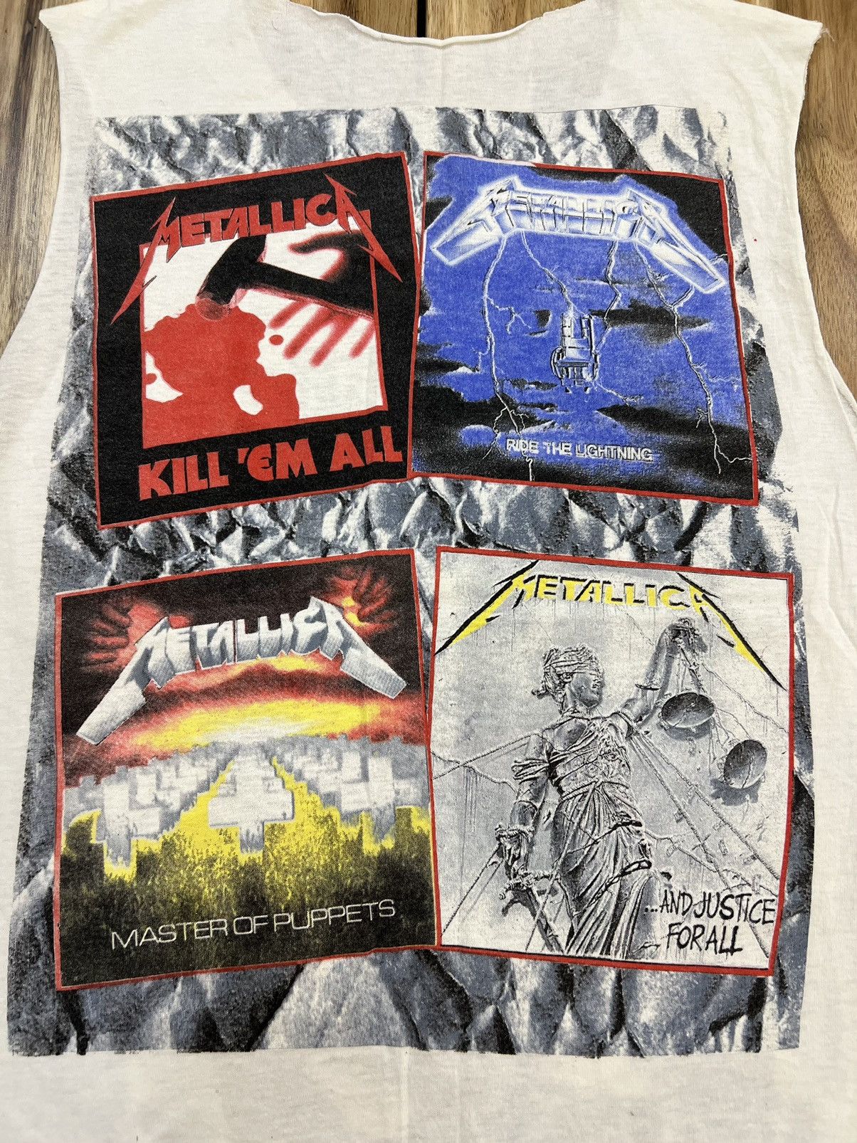 Band Tees Vintage 80’s Metallica And Justice For All Band Tee Shirts Size US M / EU 48-50 / 2 - 9 Thumbnail