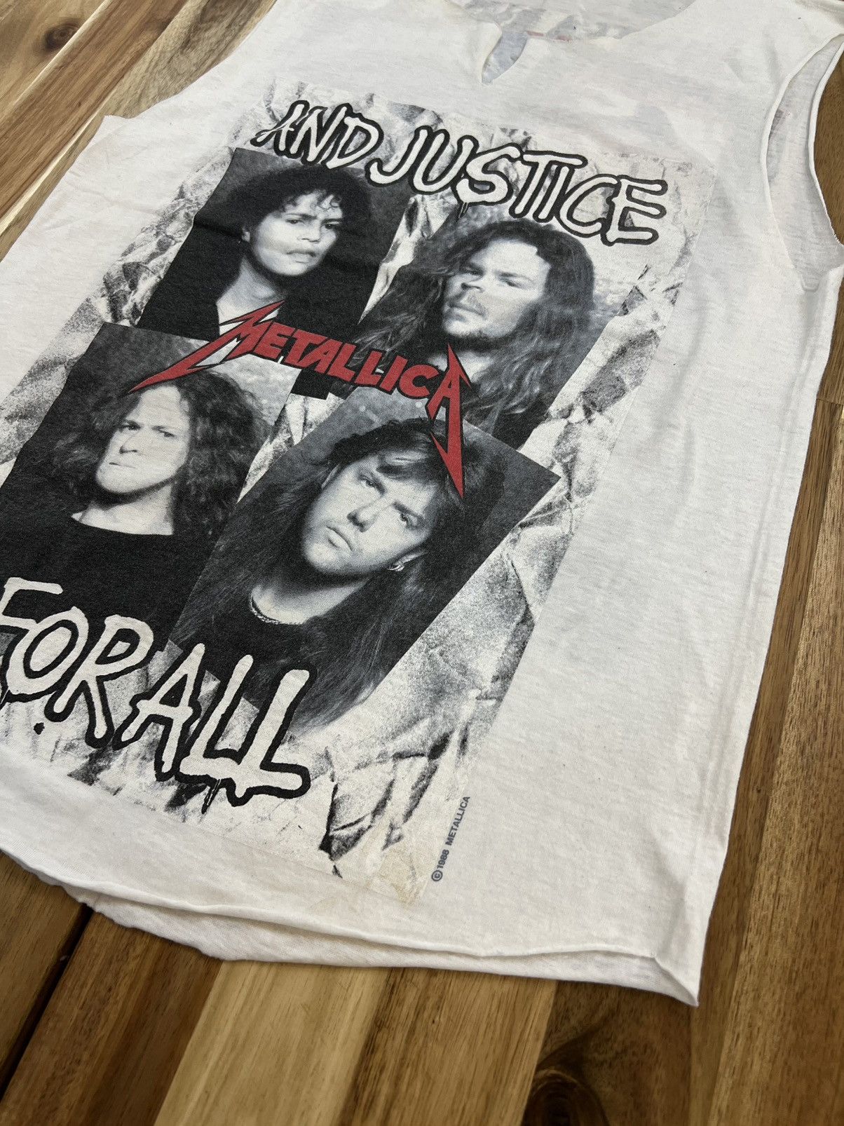 Band Tees Vintage 80’s Metallica And Justice For All Band Tee Shirts Size US M / EU 48-50 / 2 - 7 Thumbnail