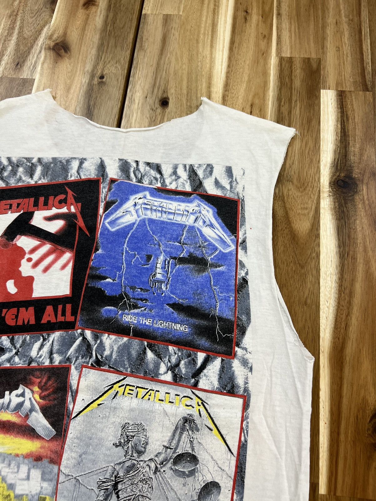 Band Tees Vintage 80’s Metallica And Justice For All Band Tee Shirts Size US M / EU 48-50 / 2 - 10 Thumbnail