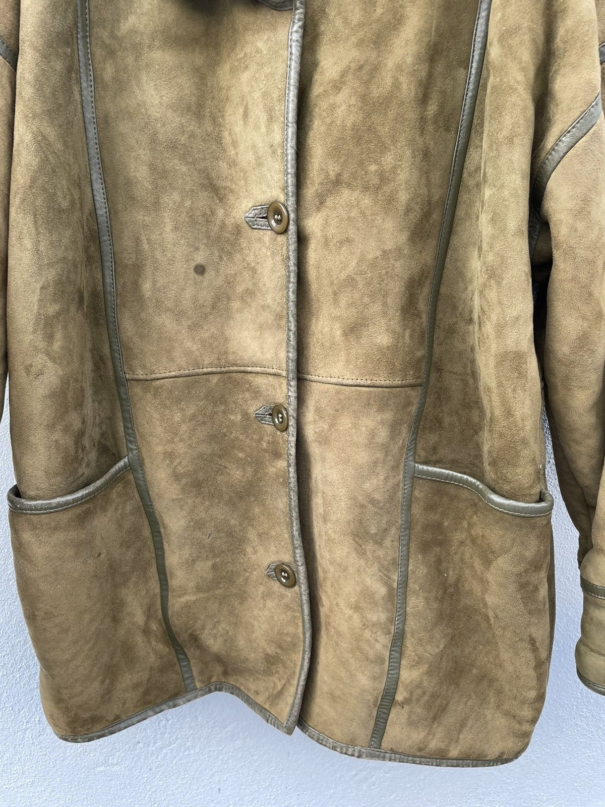 Leather Suede Leather Made In Bulgaria leather Jacket Size US L / EU 52-54 / 3 - 3 Thumbnail