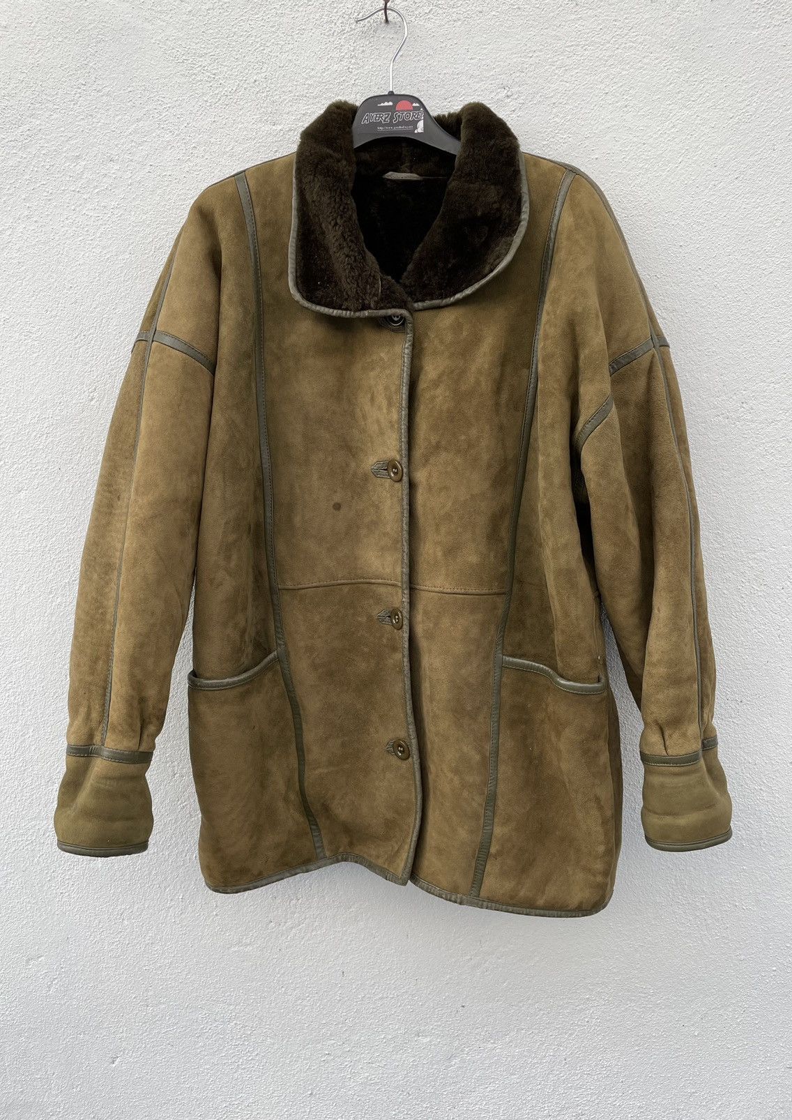 Leather Suede Leather Made In Bulgaria leather Jacket Size US L / EU 52-54 / 3 - 1 Thumbnail