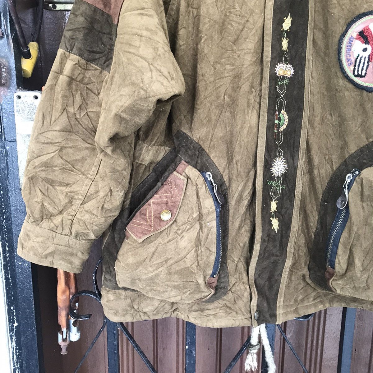 Vintage Vtg America’s Red Indian Club Native Jacket Size US M / EU 48-50 / 2 - 6 Thumbnail