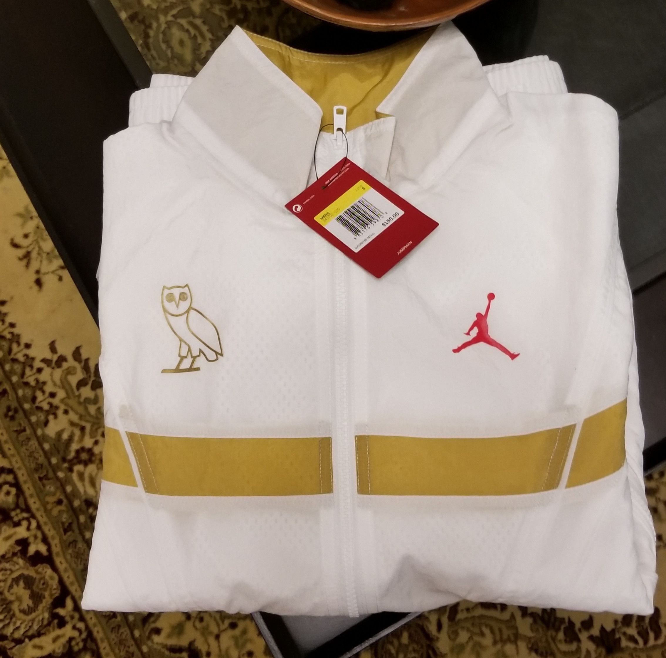 Jordan x ovo flight deals jacket