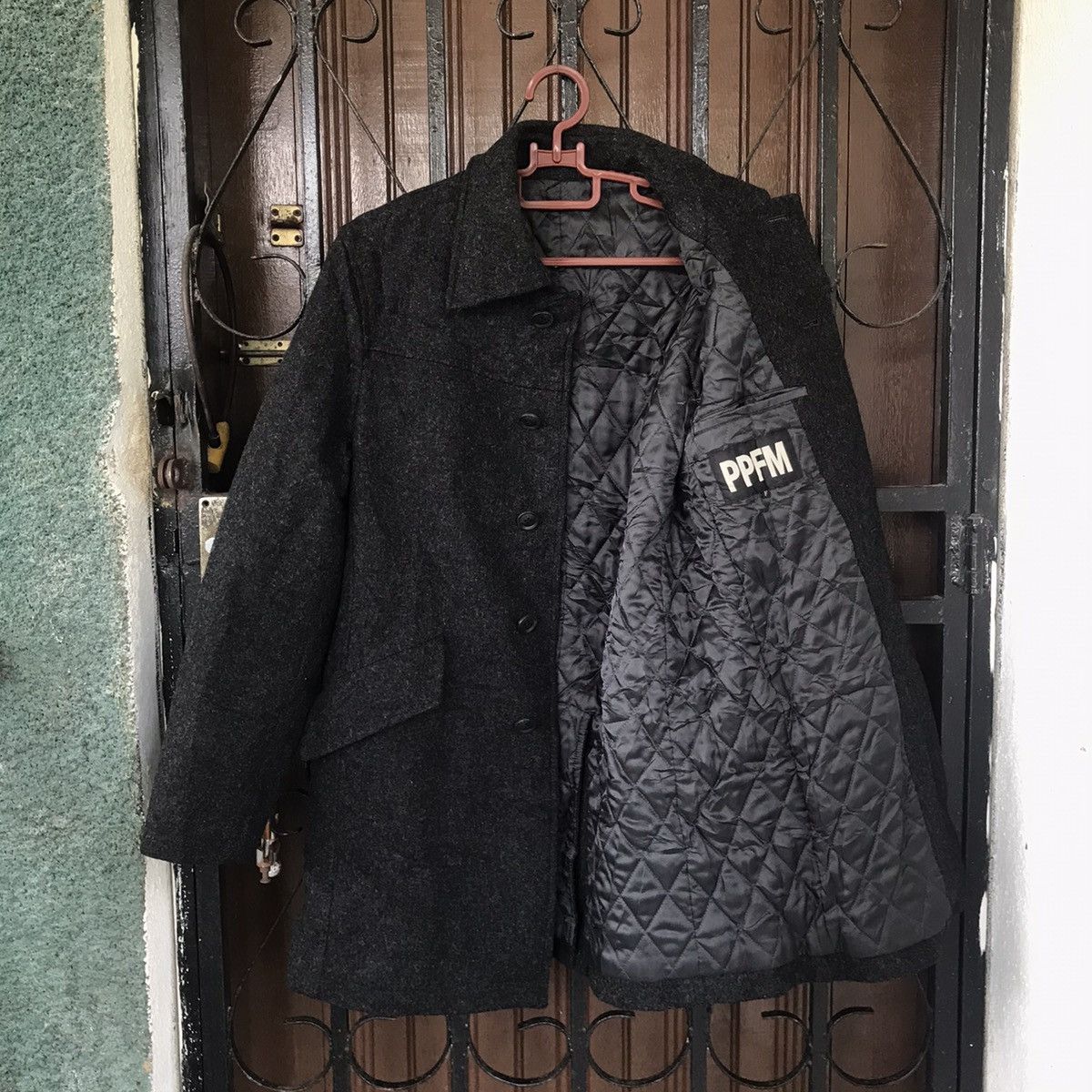 PPFM PPFM Blend Wool Jacket Coat Quilted Inner Size US M / EU 48-50 / 2 - 3 Thumbnail
