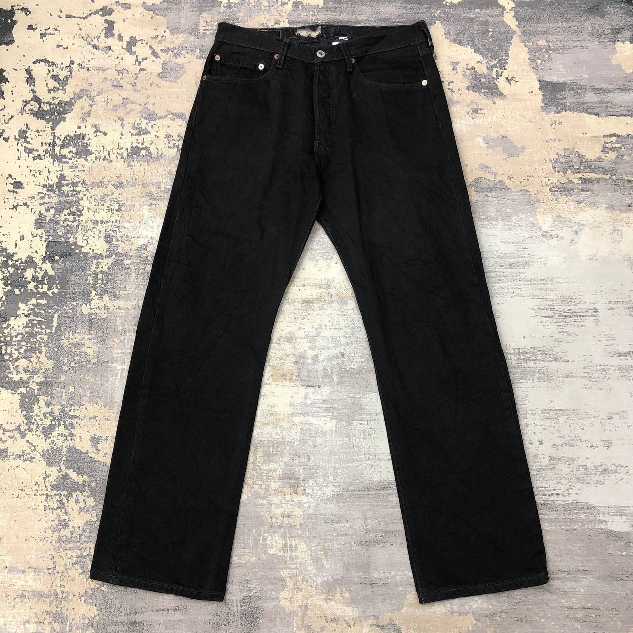 Levi's P172 VTG 501 LEVI'S RIPPED WAIST SLIMFIT JEANS Size US 32 / EU 48 - 1 Thumbnail