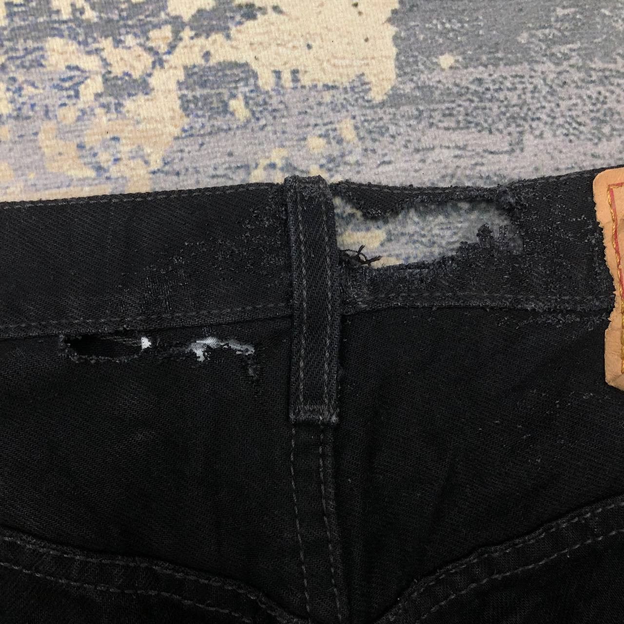 Levi's P172 VTG 501 LEVI'S RIPPED WAIST SLIMFIT JEANS Size US 32 / EU 48 - 7 Thumbnail