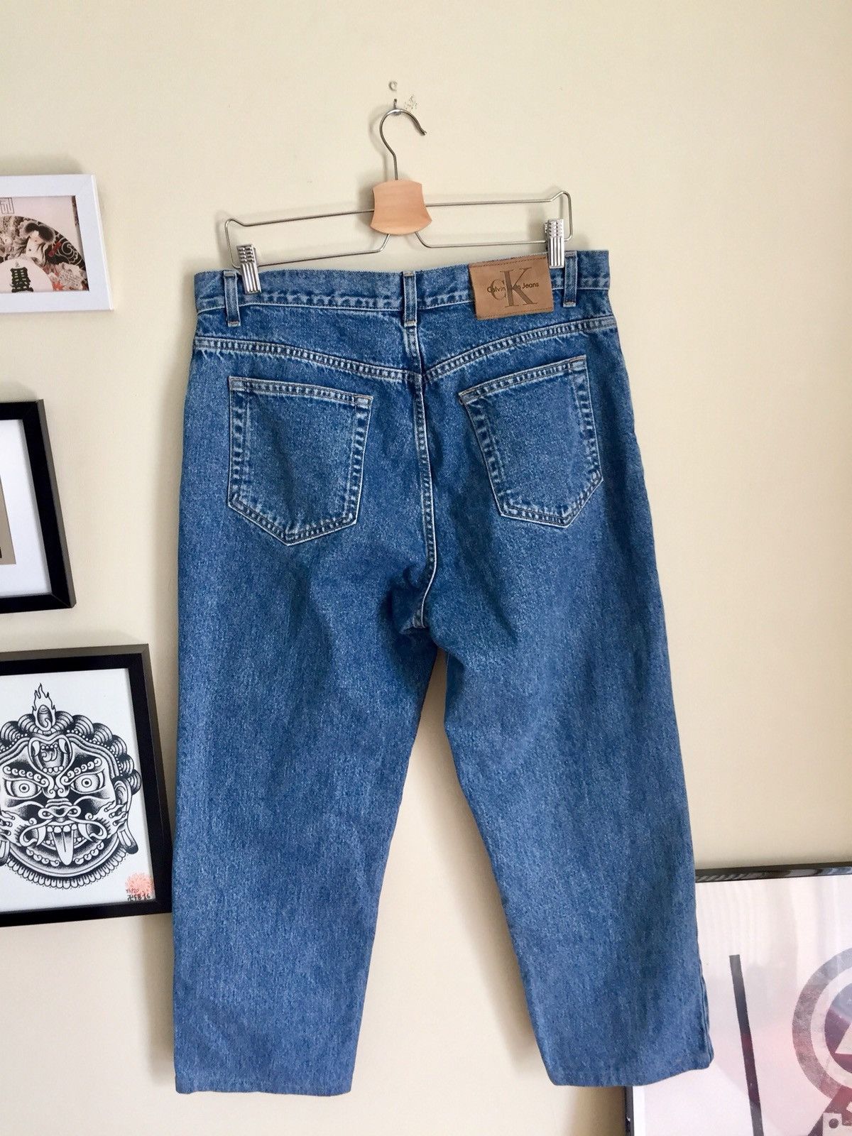 Calvin Klein Made in USA stone washed jeans