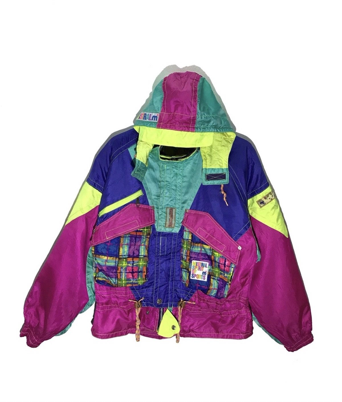 Mistral Spirit Of Sports Multicolour Hooded Ski Jacket