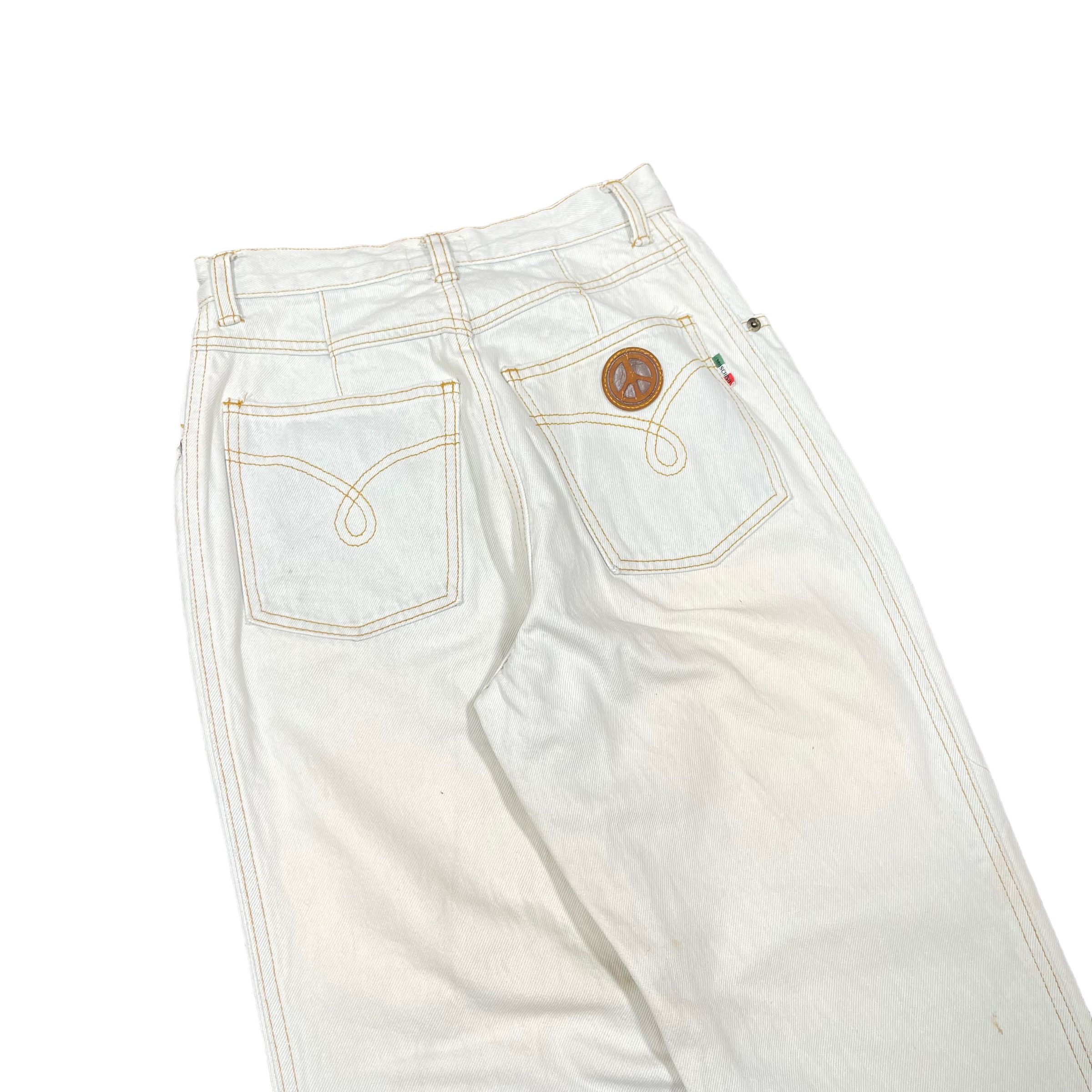 Moschino Moschino Milano Light Washed Denim Jeans Size 24" / US 00 / IT 34 - 3 Thumbnail