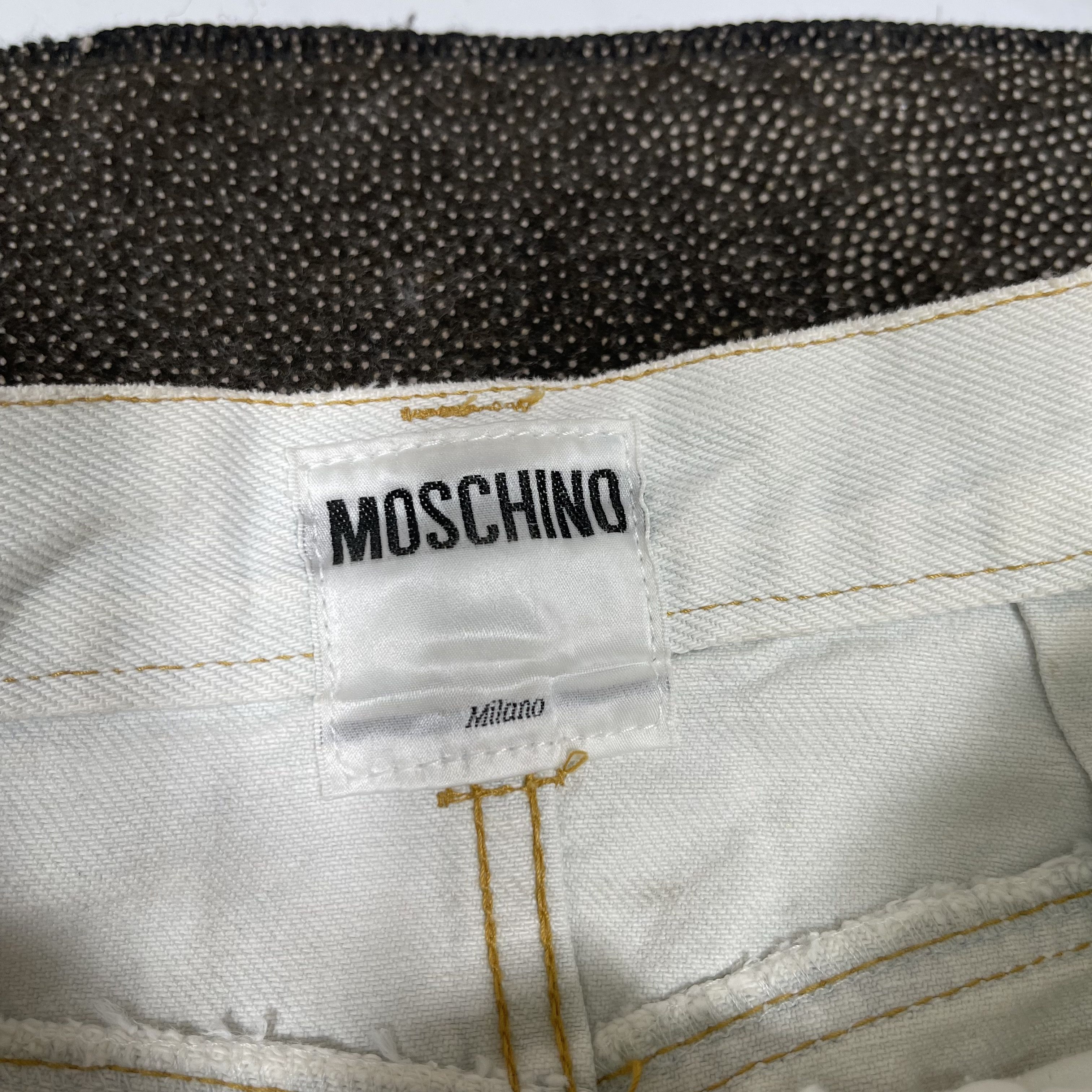 Moschino Moschino Milano Light Washed Denim Jeans Size 24" / US 00 / IT 34 - 8 Thumbnail