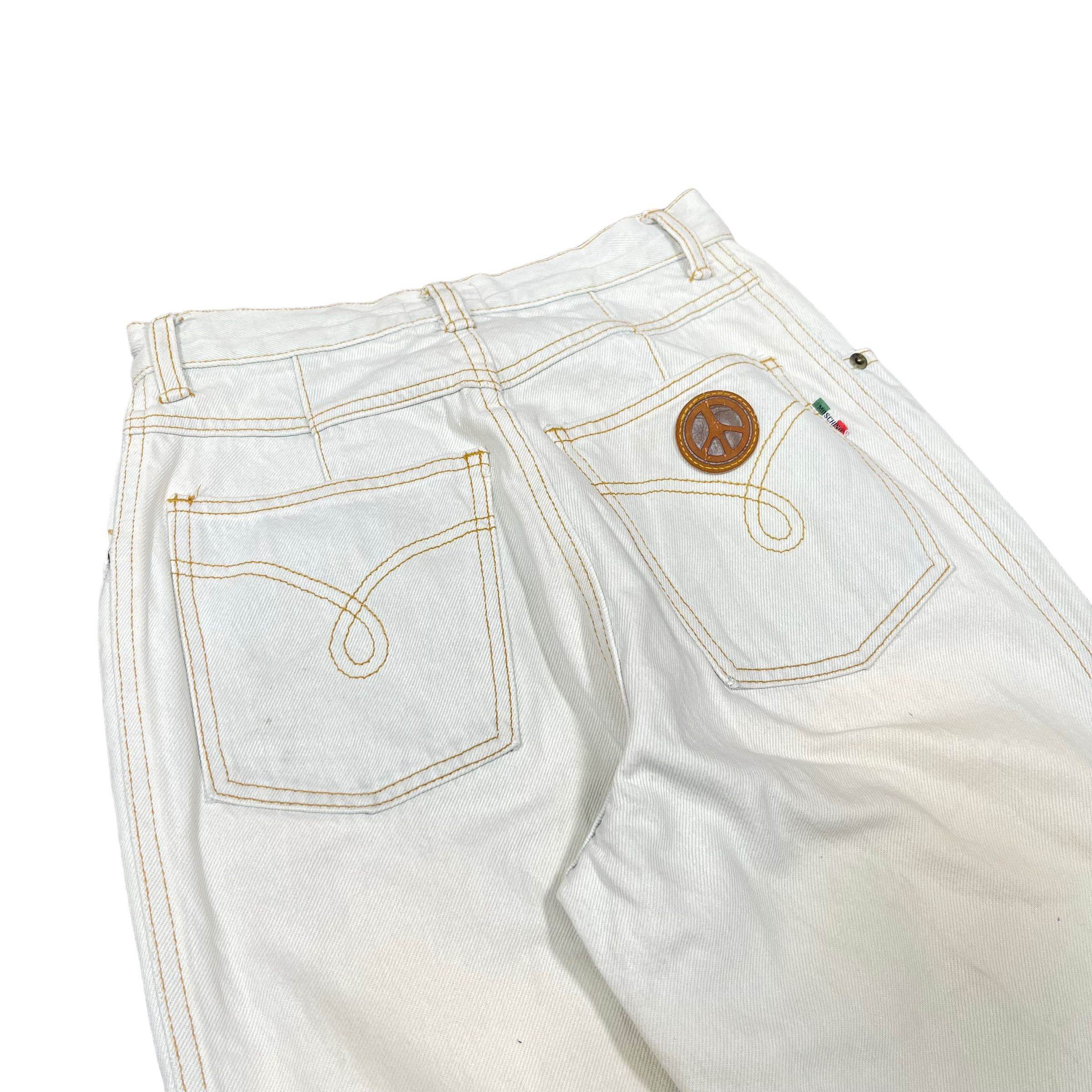 Moschino Moschino Milano Light Washed Denim Jeans Size 24" / US 00 / IT 34 - 4 Thumbnail