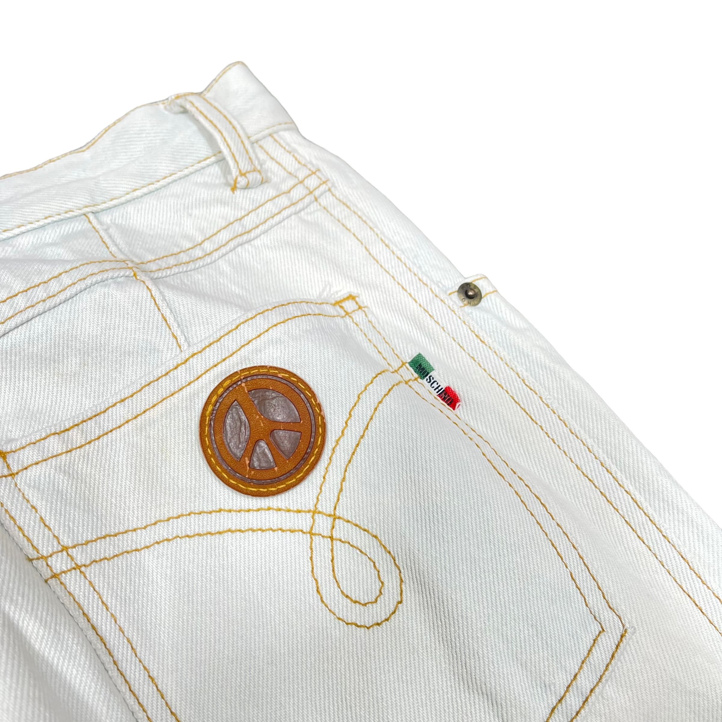 Moschino Moschino Milano Light Washed Denim Jeans Size 24" / US 00 / IT 34 - 5 Thumbnail