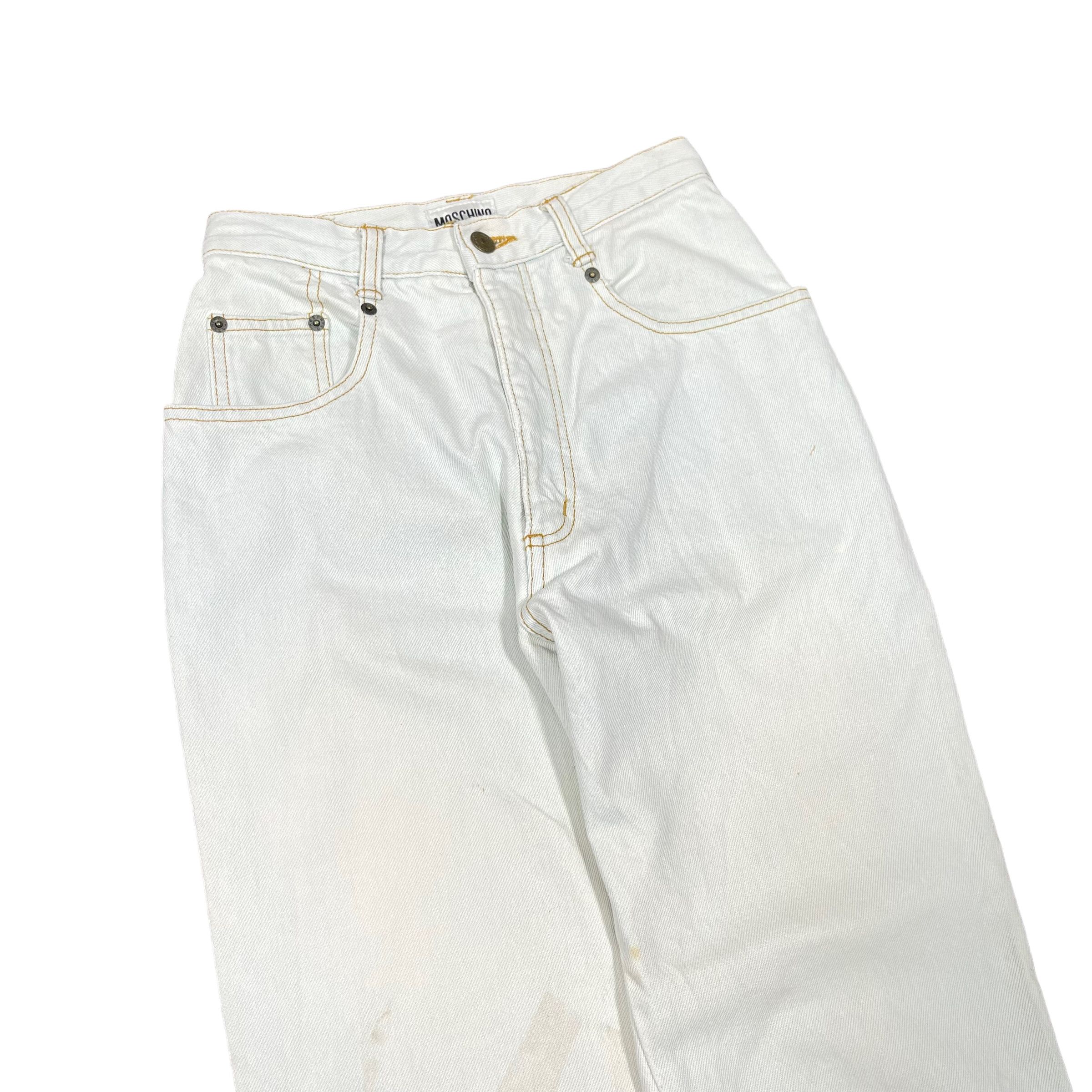 Moschino Moschino Milano Light Washed Denim Jeans Size 24" / US 00 / IT 34 - 6 Thumbnail