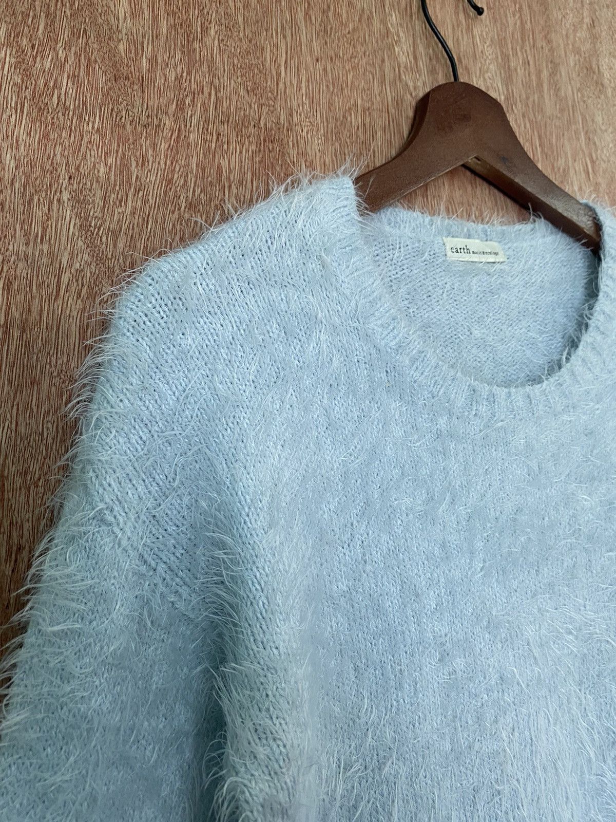 Homespun Knitwear Earth Music & Ecology Shag Shaggy Fur Mohair Knitwear #B560 Size US S / EU 44-46 / 1 - 4 Thumbnail