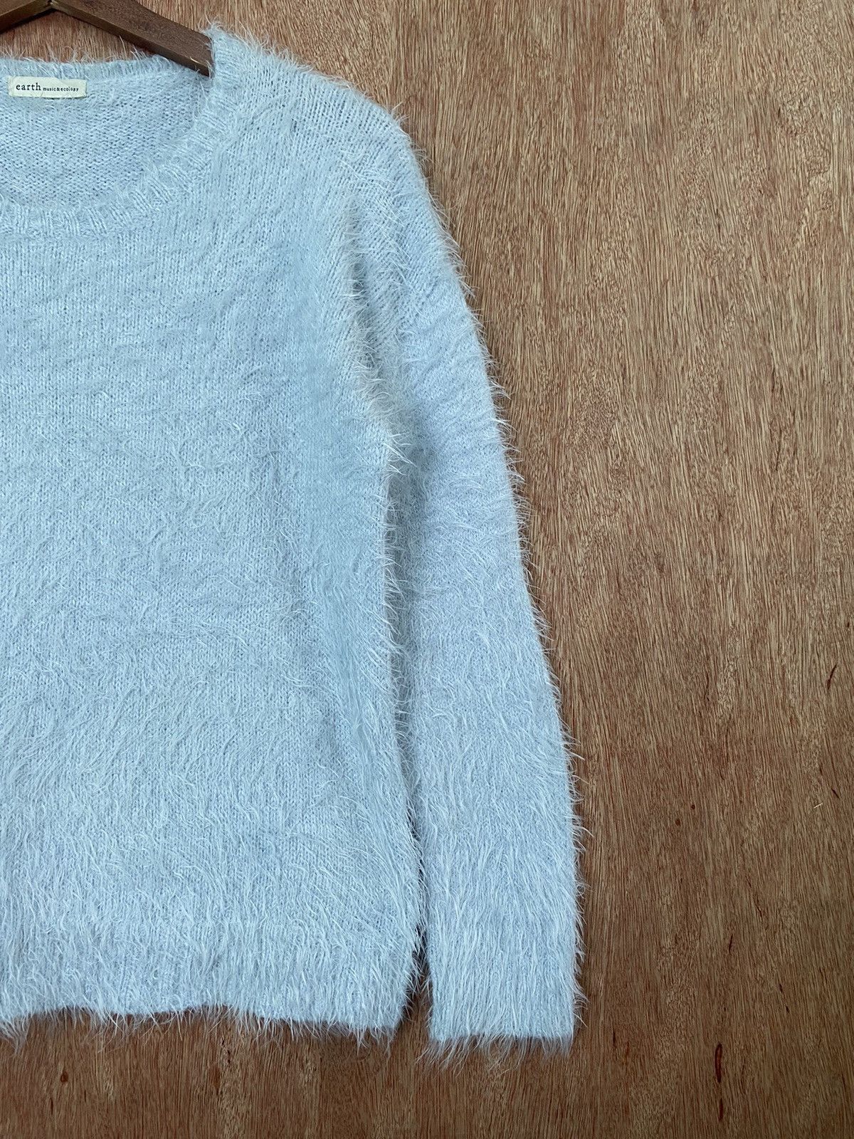Homespun Knitwear Earth Music & Ecology Shag Shaggy Fur Mohair Knitwear #B560 Size US S / EU 44-46 / 1 - 3 Thumbnail