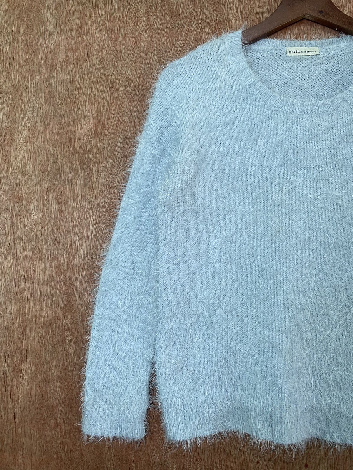 Homespun Knitwear Earth Music & Ecology Shag Shaggy Fur Mohair Knitwear #B560 Size US S / EU 44-46 / 1 - 2 Thumbnail