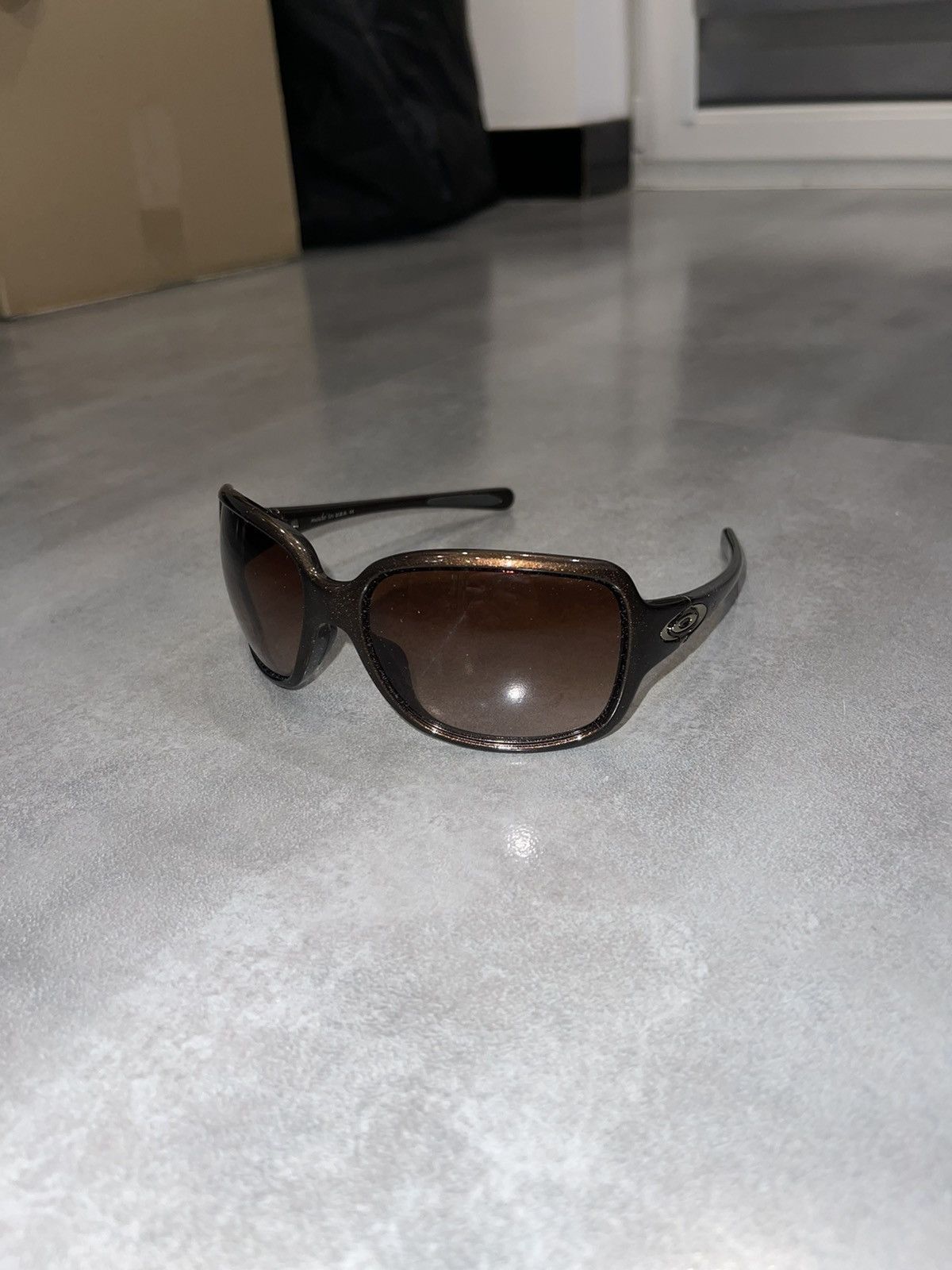 Oakley Oakley OO9168-02 "Break Point" Brown Shine Sunglasses Size ONE SIZE - 1 Thumbnail