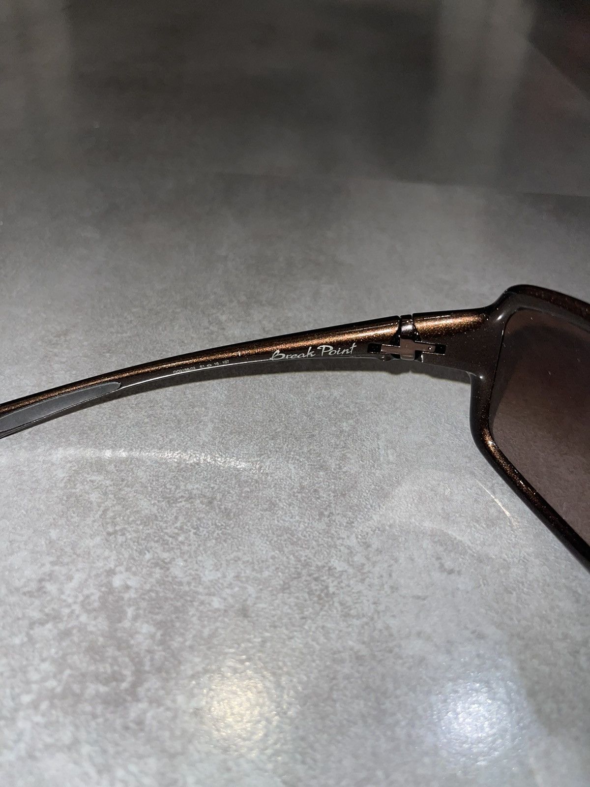 Oakley Oakley OO9168-02 "Break Point" Brown Shine Sunglasses Size ONE SIZE - 13 Thumbnail