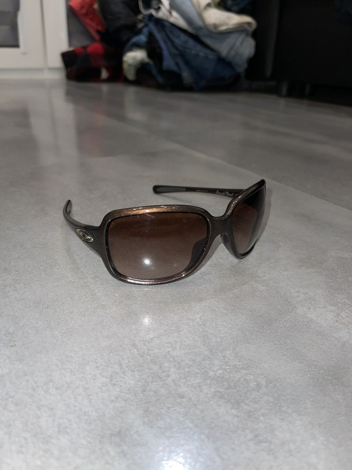 Oakley Oakley OO9168-02 "Break Point" Brown Shine Sunglasses Size ONE SIZE - 3 Thumbnail