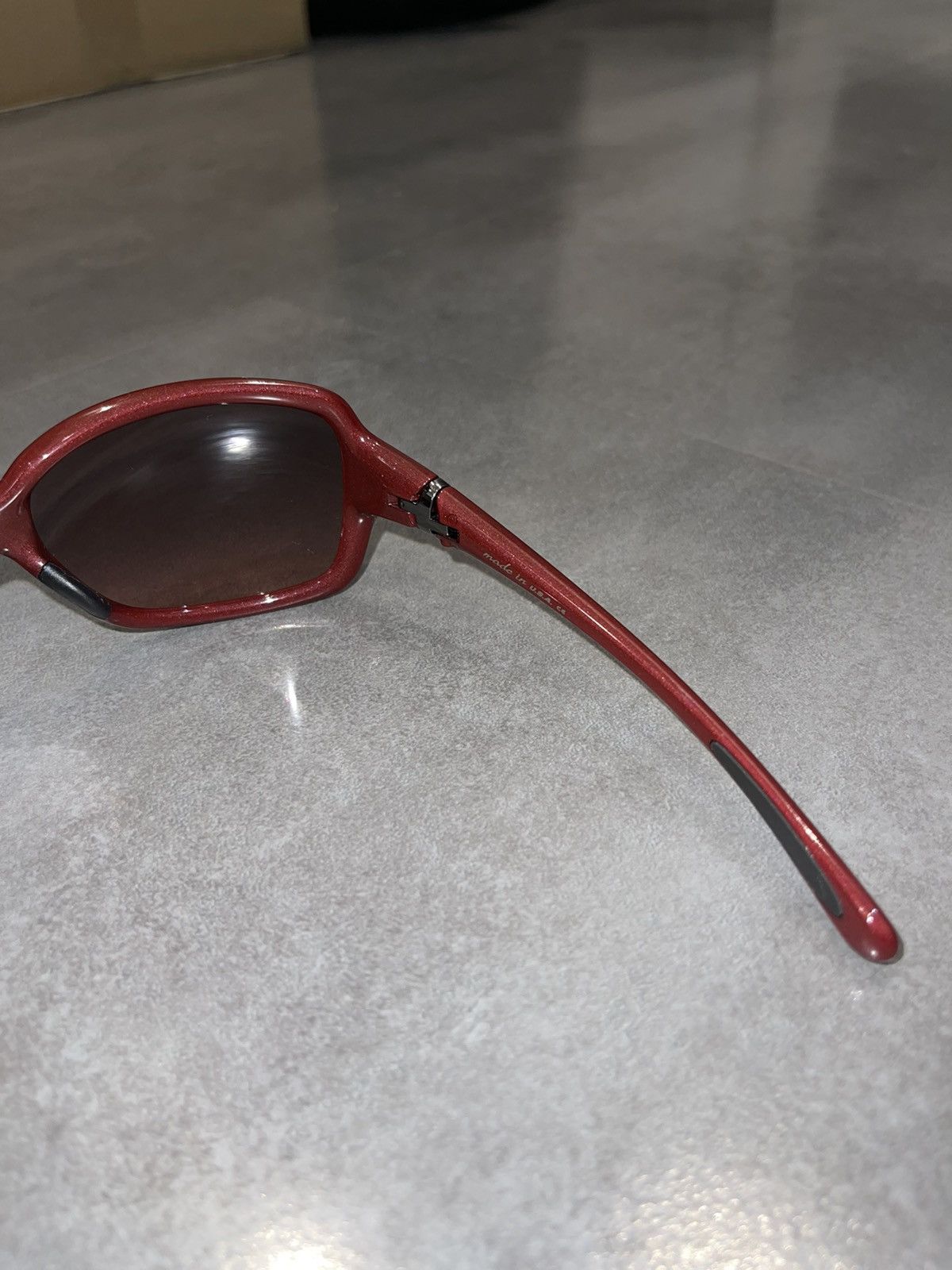 Oakley Oakley OO9168-03 "Break Point" Red Shine Sunglasses Size ONE SIZE - 10 Thumbnail
