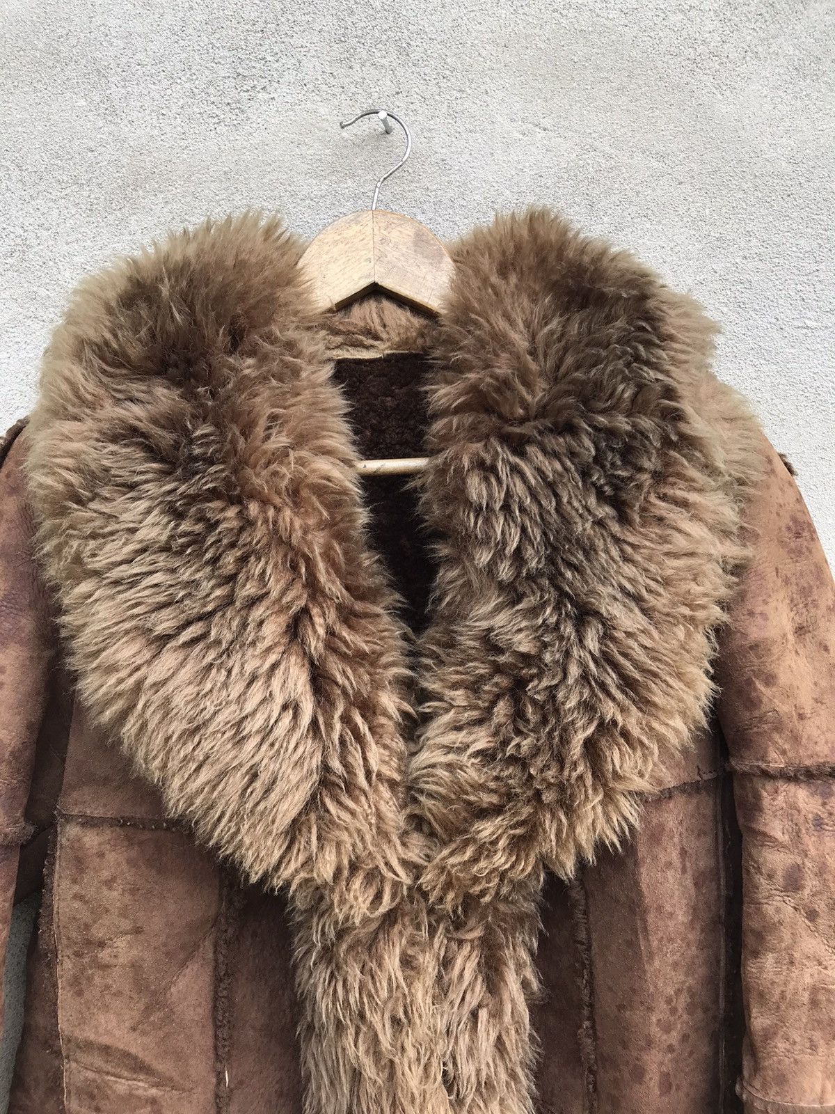 Other RARE SHEEPSKIN COAT FUR LEATHER JACKET UNISEX LIKE SAGA FOX Size US S / EU 44-46 / 1 - 7 Thumbnail