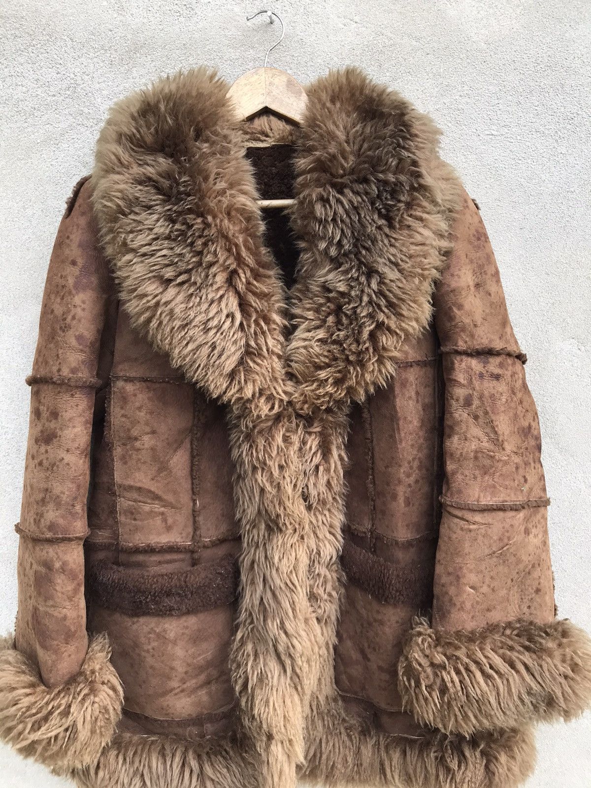 Other RARE SHEEPSKIN COAT FUR LEATHER JACKET UNISEX LIKE SAGA FOX Size US S / EU 44-46 / 1 - 5 Thumbnail