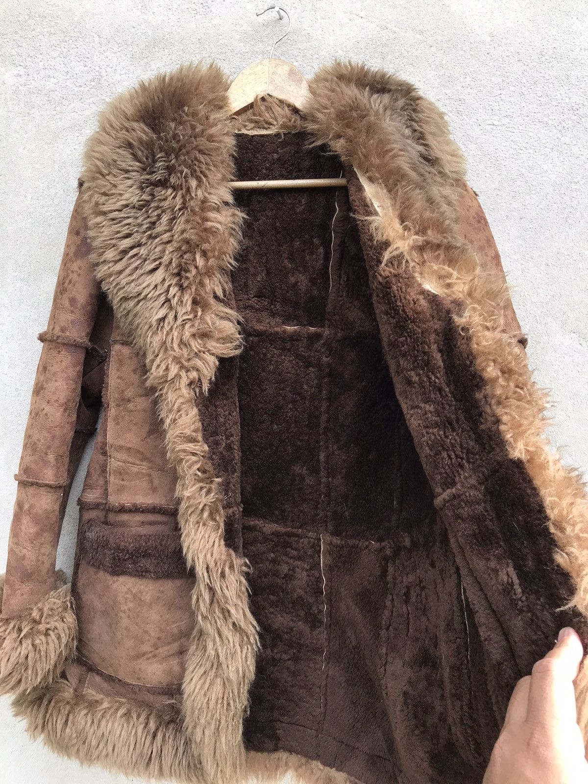 Other RARE SHEEPSKIN COAT FUR LEATHER JACKET UNISEX LIKE SAGA FOX Size US S / EU 44-46 / 1 - 11 Thumbnail