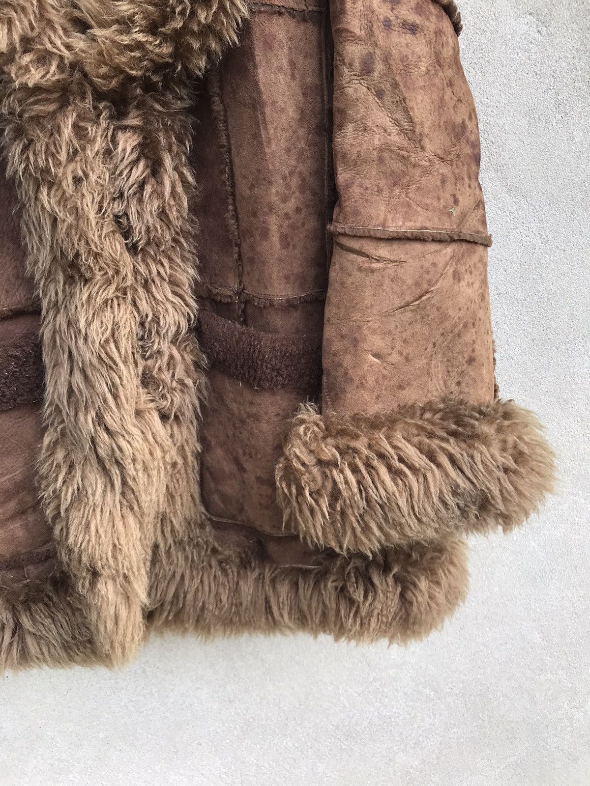 Other RARE SHEEPSKIN COAT FUR LEATHER JACKET UNISEX LIKE SAGA FOX Size US S / EU 44-46 / 1 - 8 Thumbnail