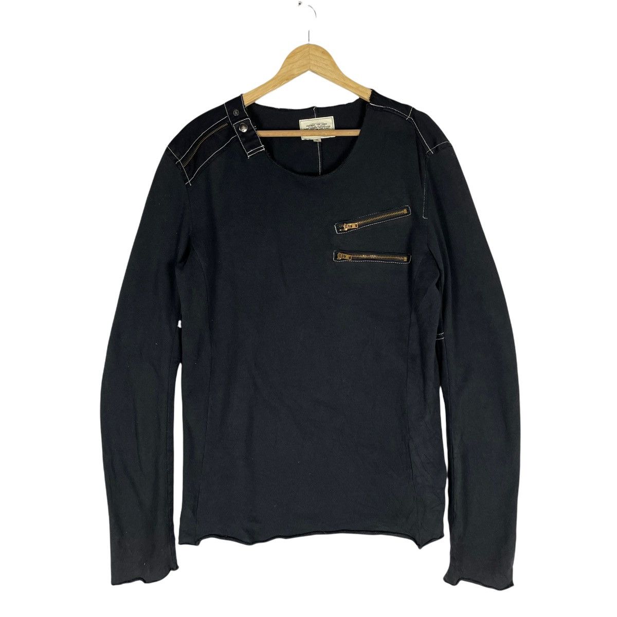 Avirex × Seditionaries 🔥AVIREX Black Gothic Long Sleeve Size US XL / EU 56 / 4 - 1 Thumbnail