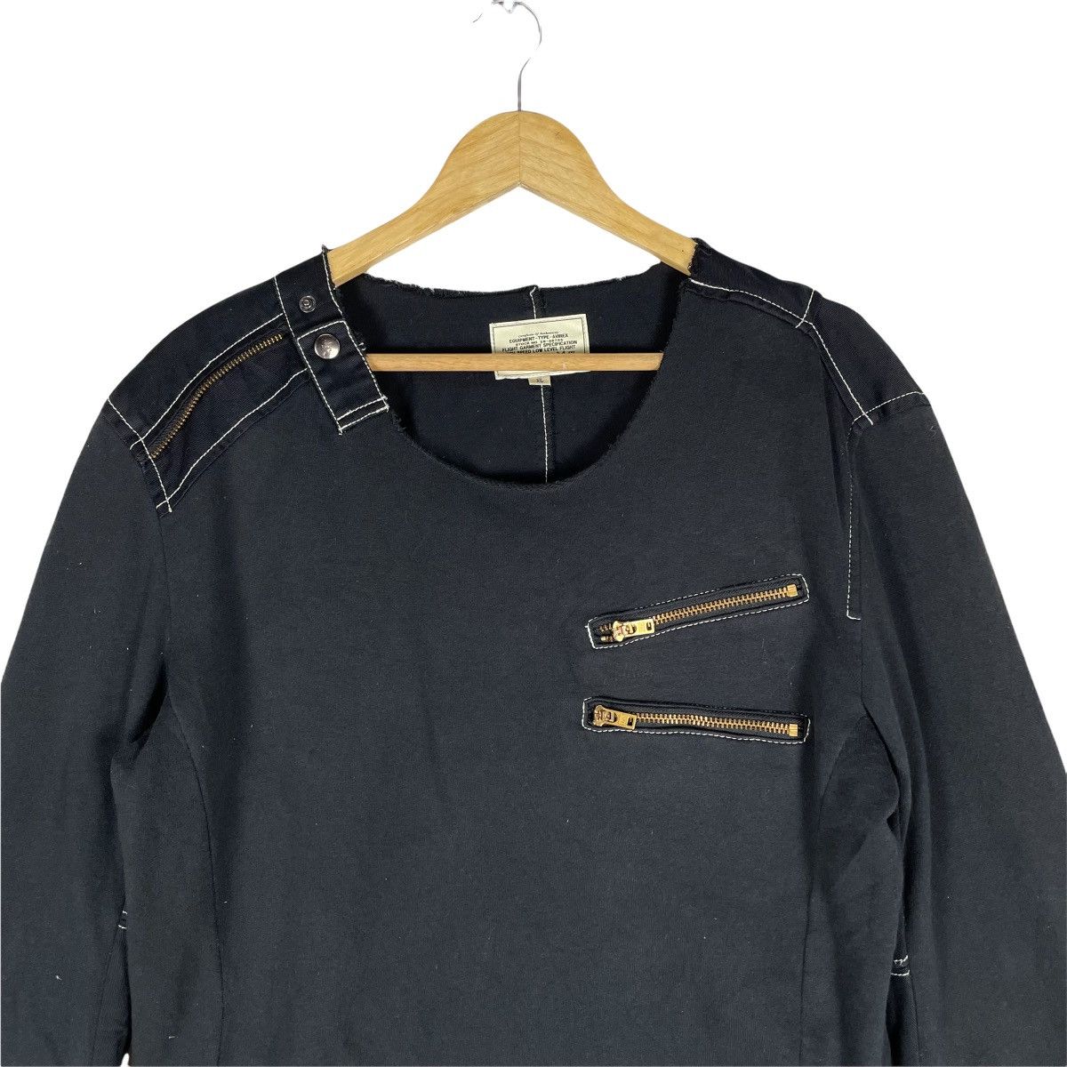 Avirex × Seditionaries 🔥AVIREX Black Gothic Long Sleeve Size US XL / EU 56 / 4 - 2 Thumbnail