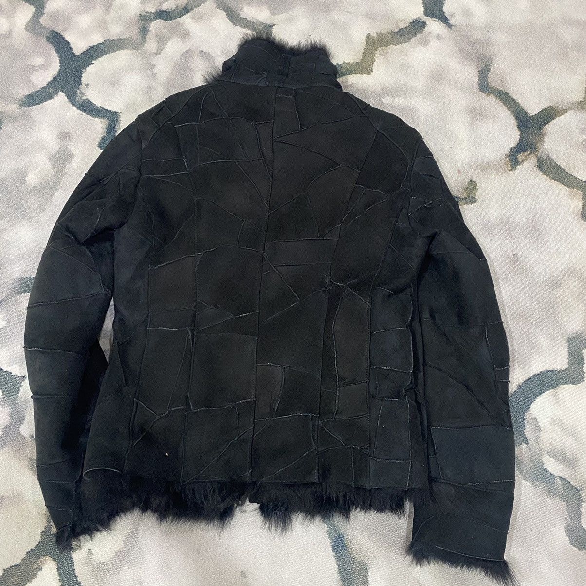 Japanese Brand black patch leather jacket Size US L / EU 52-54 / 3 - 3 Thumbnail
