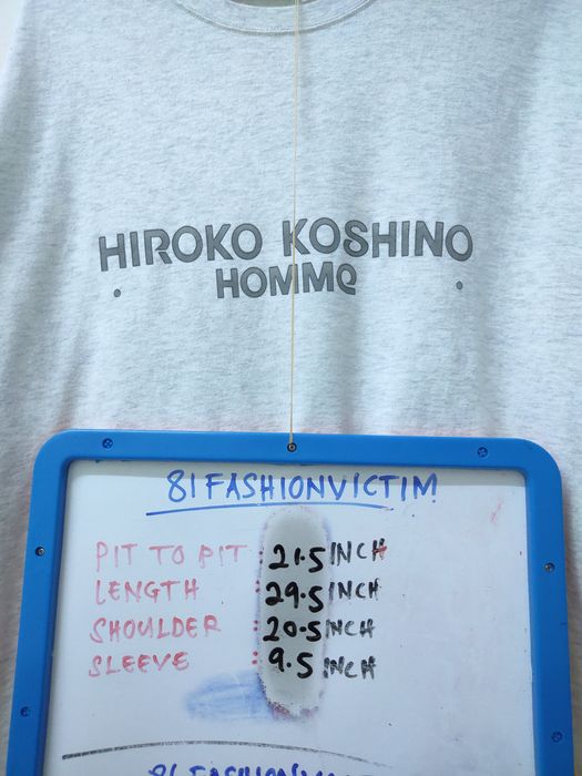 Designer Hiroko Koshino Homme Vintage 90s Made In Japan Tee | Grailed