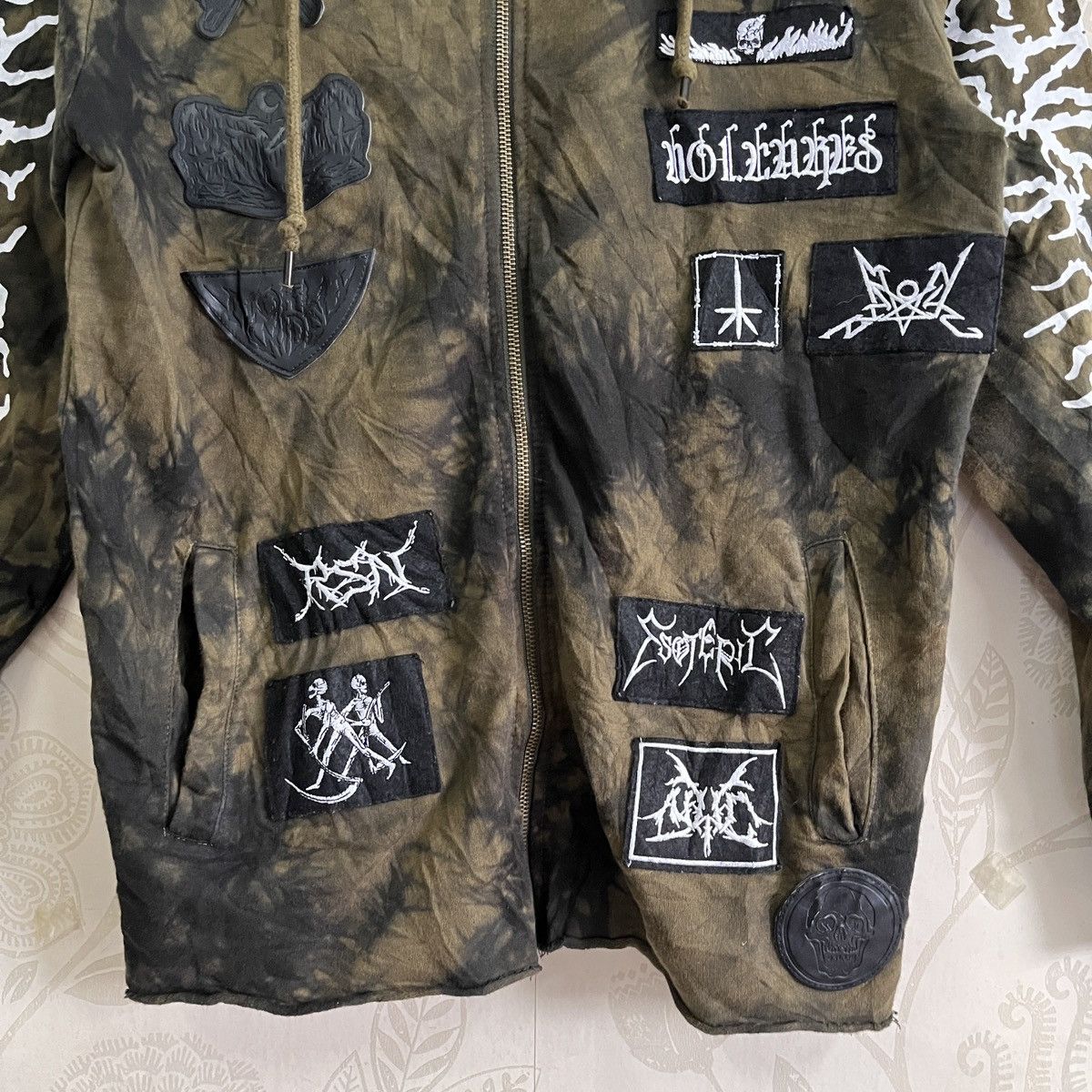 If Six Was Nine × Reason Vintage 90s Punk Metal Rock Band Tie Dye Sweater Hoodie Size US M / EU 48-50 / 2 - 4 Thumbnail
