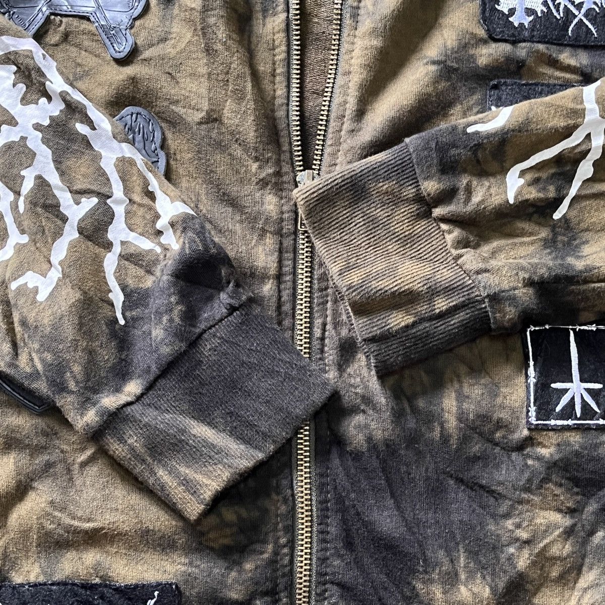 If Six Was Nine × Reason Vintage 90s Punk Metal Rock Band Tie Dye Sweater Hoodie Size US M / EU 48-50 / 2 - 19 Thumbnail