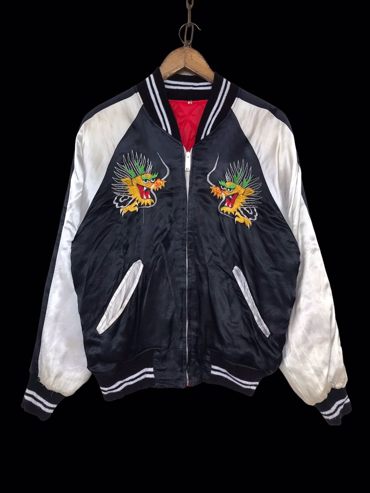 Vintage ⏰Offernow❗️Vintage Sukajan Dragon Zipper Jacket Size US M / EU 48-50 / 2 - 2 Thumbnail