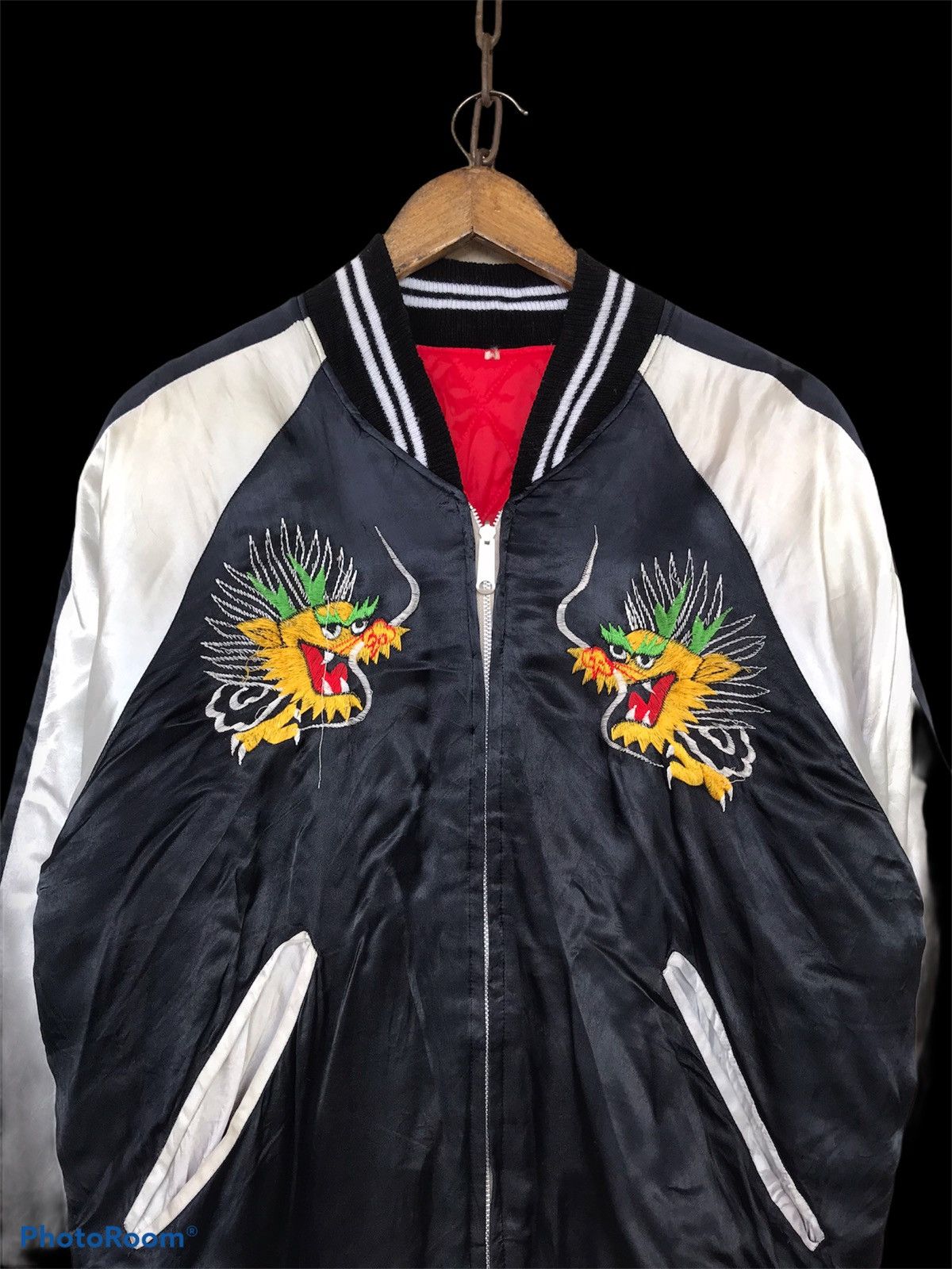 Vintage ⏰Offernow❗️Vintage Sukajan Dragon Zipper Jacket Size US M / EU 48-50 / 2 - 4 Thumbnail