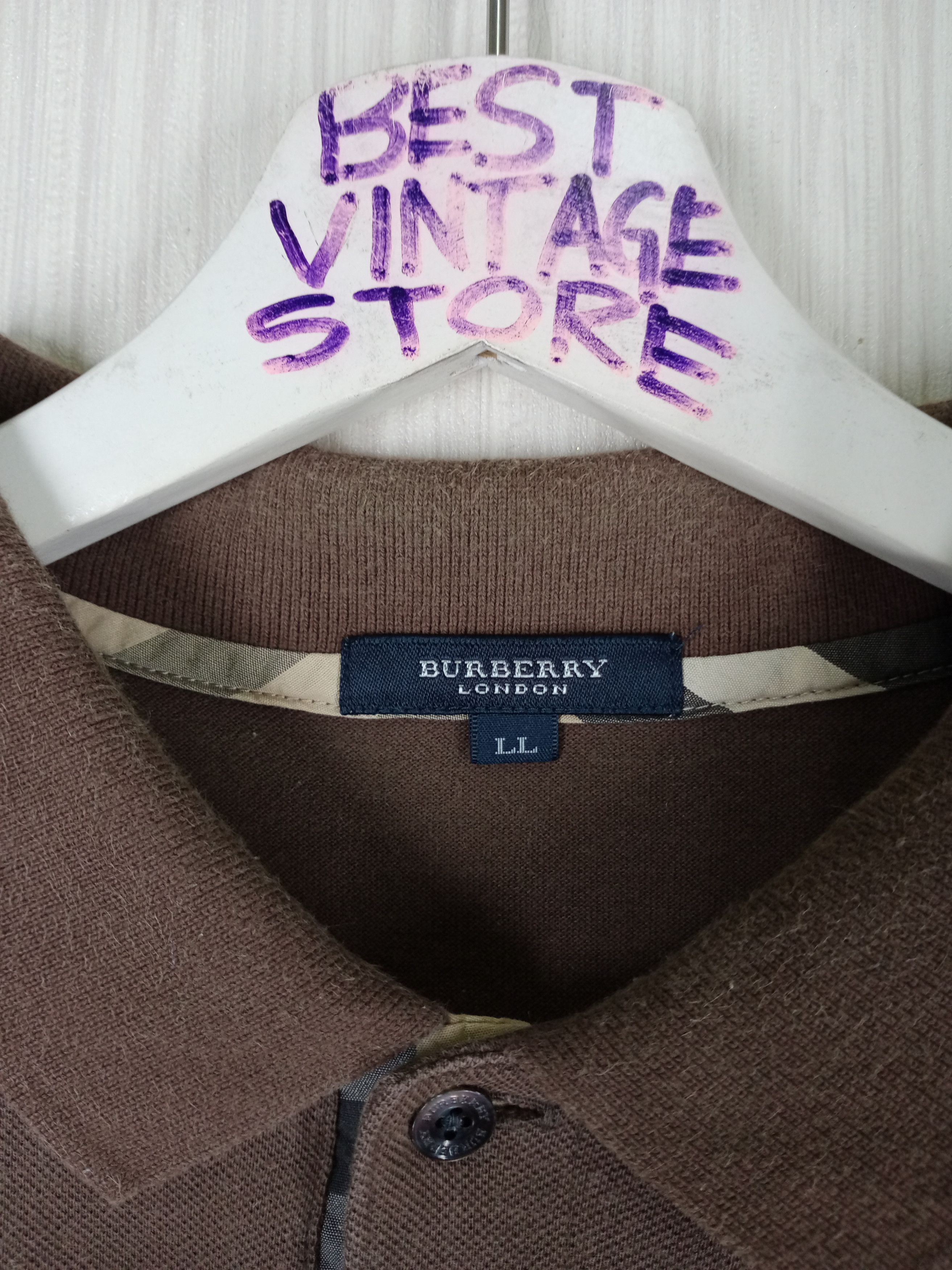Burberry Burberry London Nova Check Polo Shirt Size US L / EU 52-54 / 3 - 5 Thumbnail