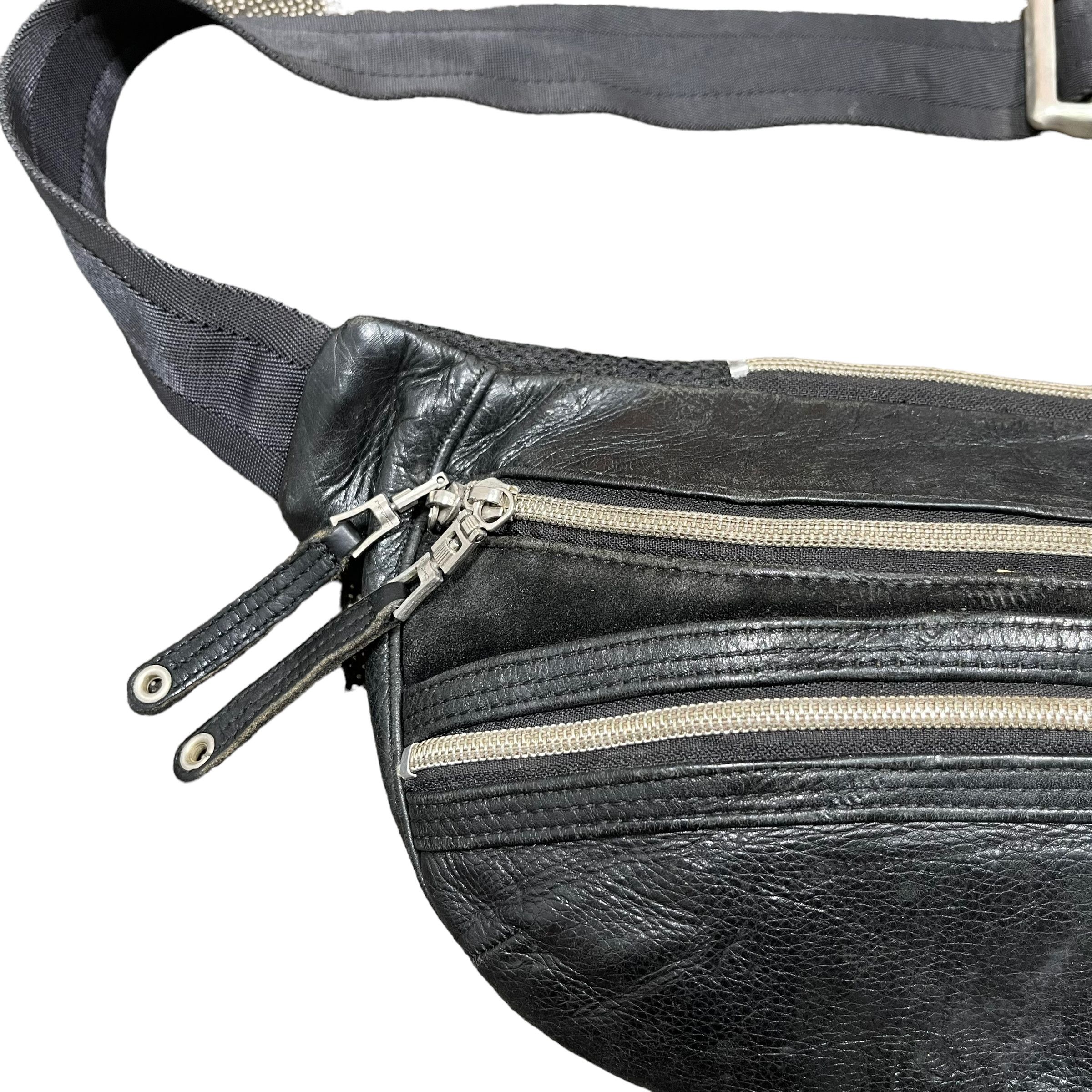 Genuine Leather × MasterPiece × Porter Masterpiece 🇯🇵 Genuine Leather Waist Pouch Bag Size ONE SIZE - 6 Thumbnail