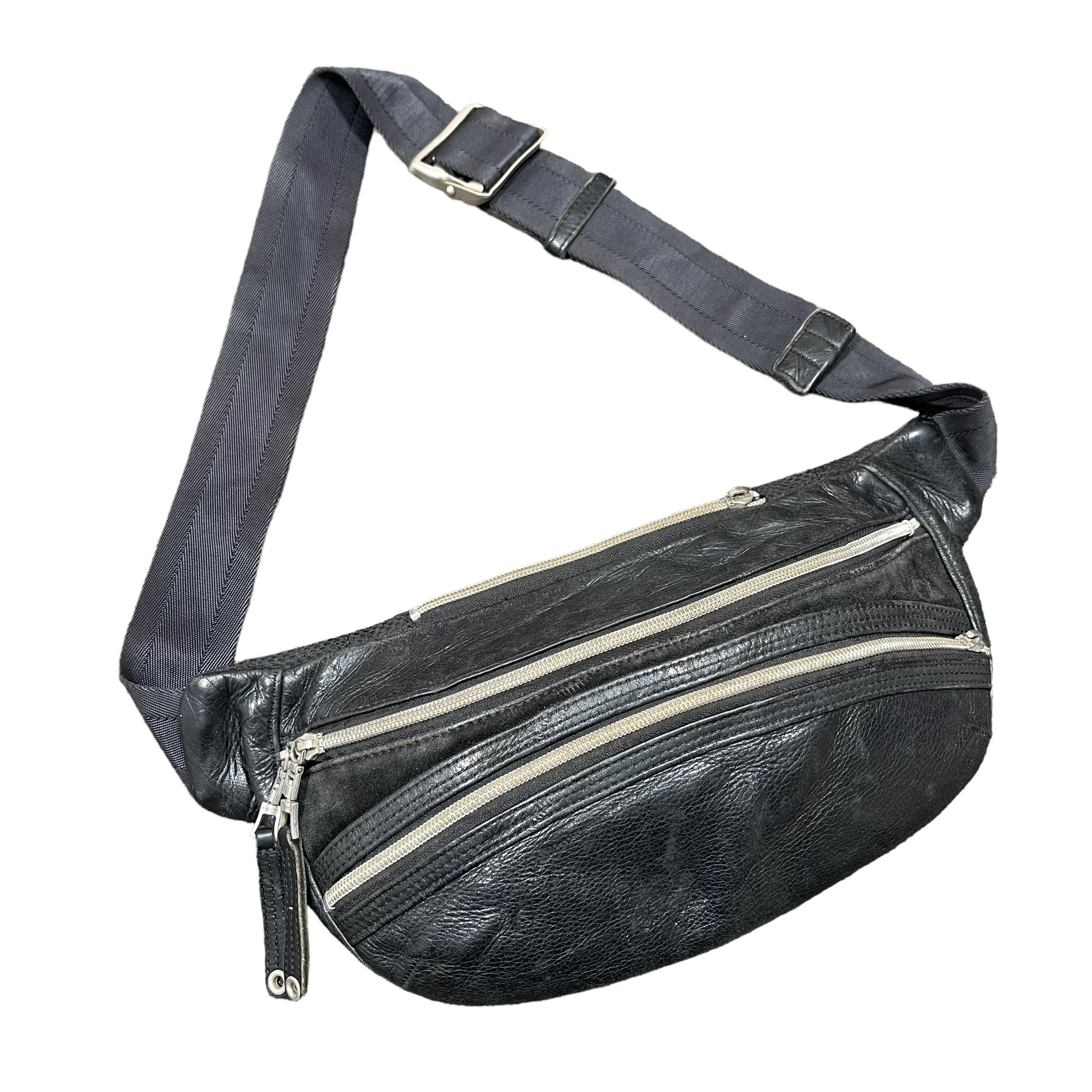 Genuine Leather × MasterPiece × Porter Masterpiece 🇯🇵 Genuine Leather Waist Pouch Bag Size ONE SIZE - 2 Thumbnail