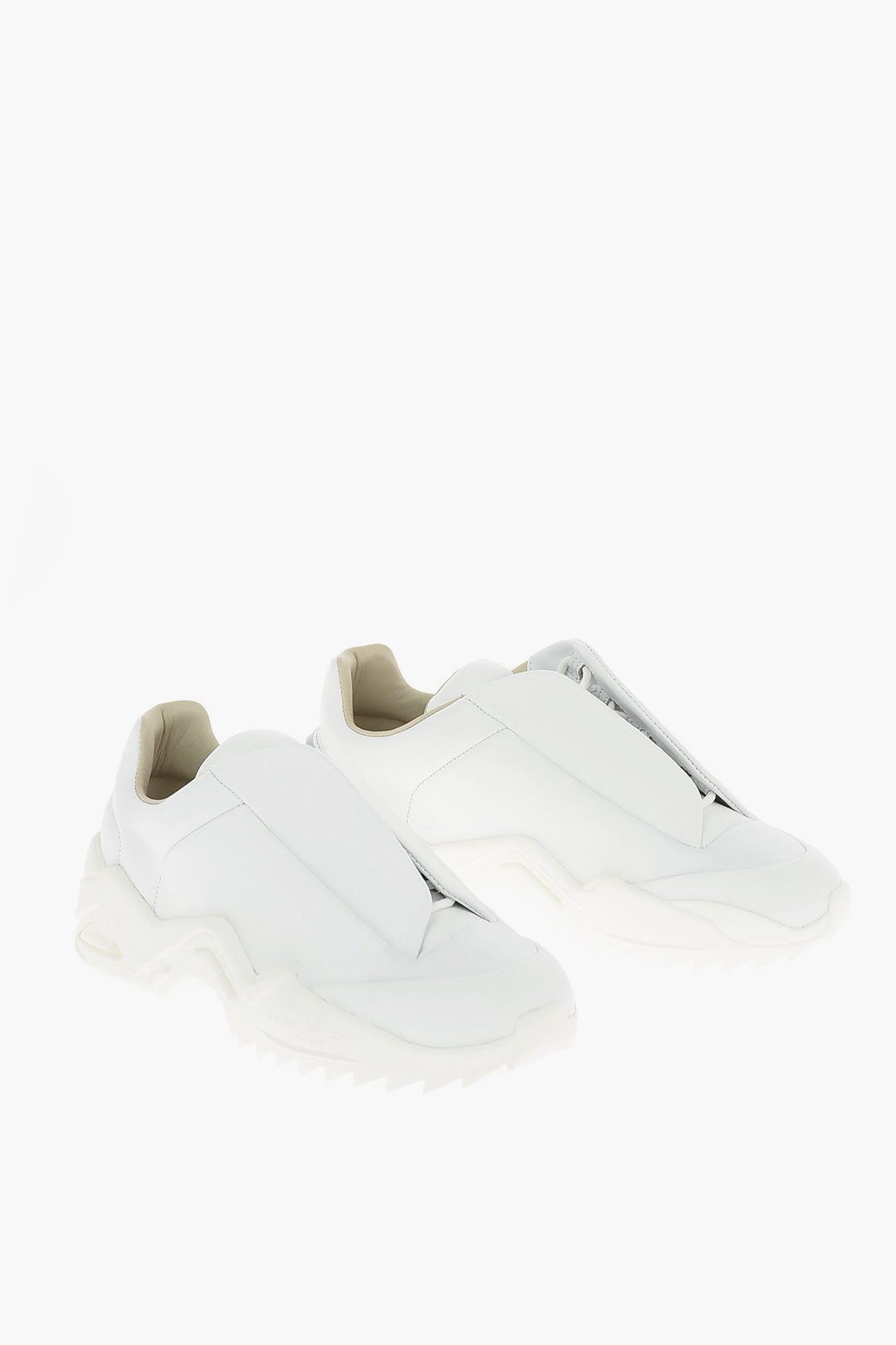 image of Maison Margiela Mm22 Leather Future Sneakers in White, Men's (Size 12)